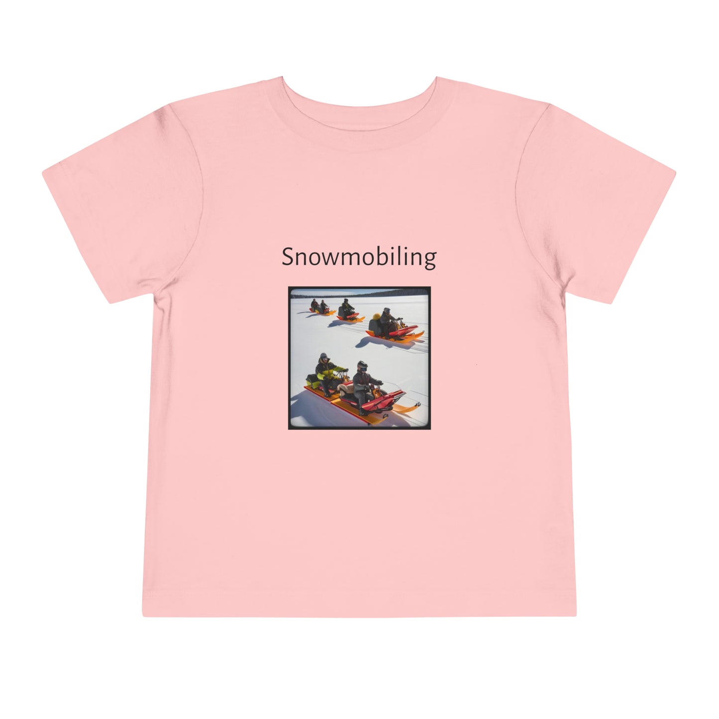 Snowmobiling Toddler Short Sleeve Tee