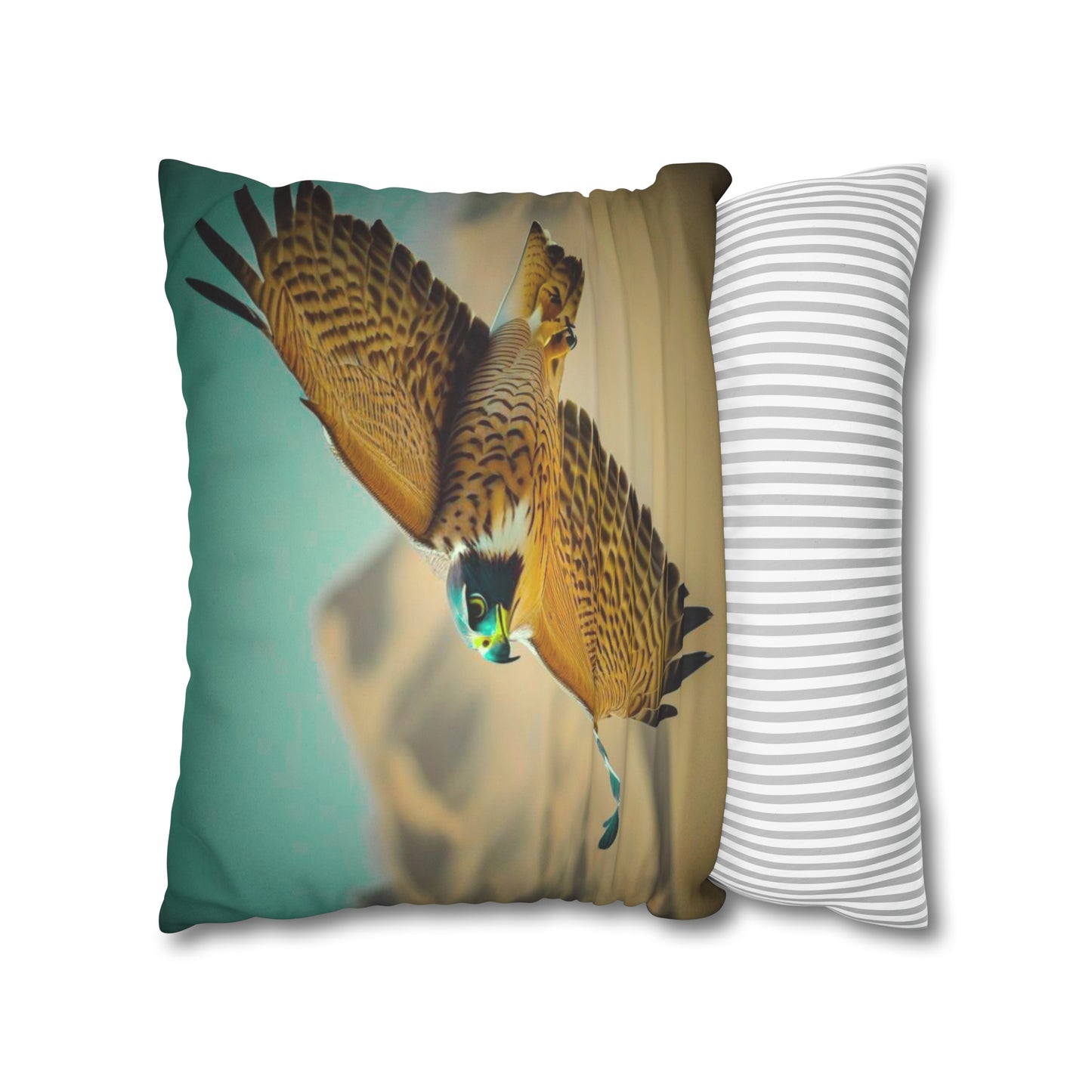 Falcon Faux Suede Square Pillowcase