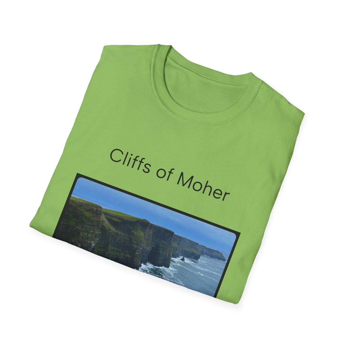 Ireland cliffs of Moher Unisex Softstyle T-Shirt