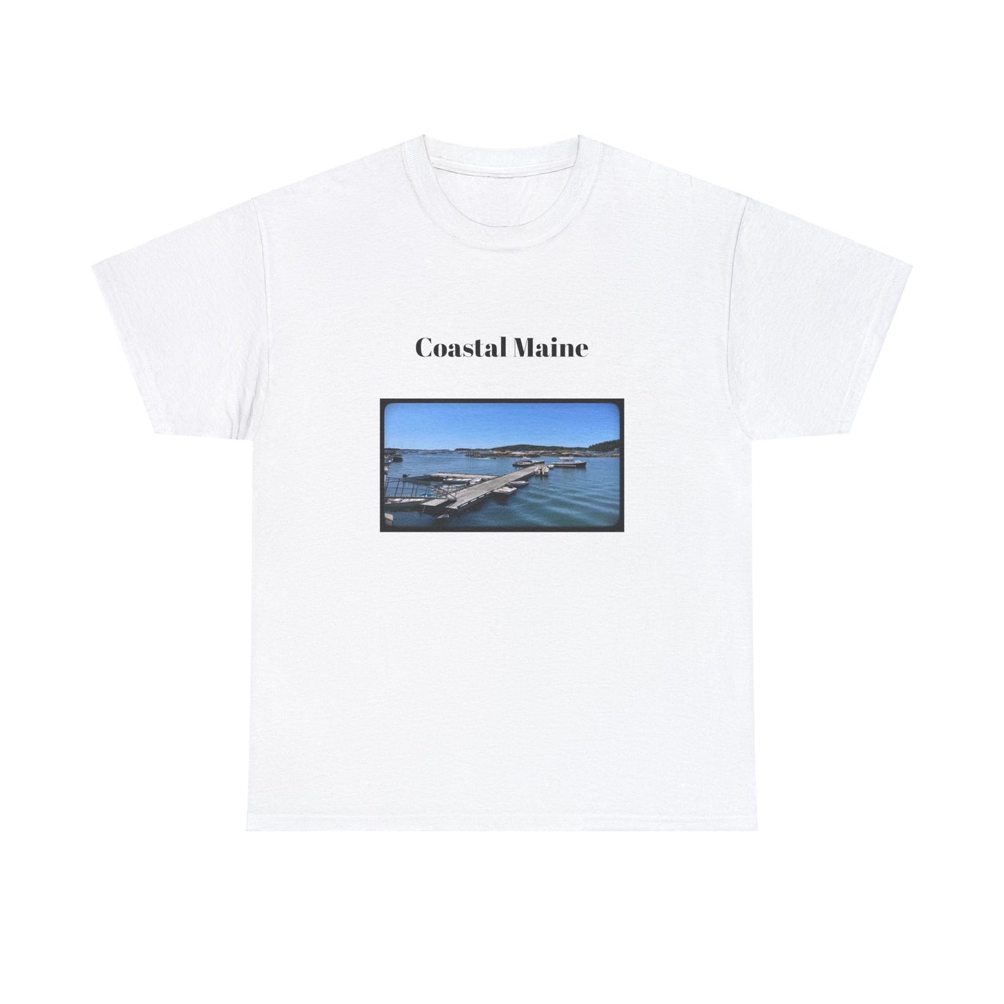 Maine Pier Unisex Heavy Cotton Tee