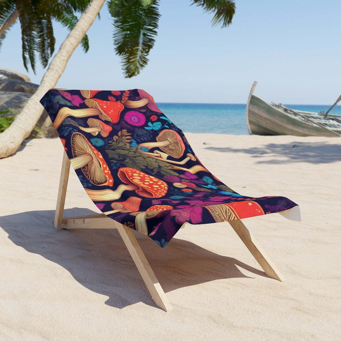 Psychedelic Beach Towel