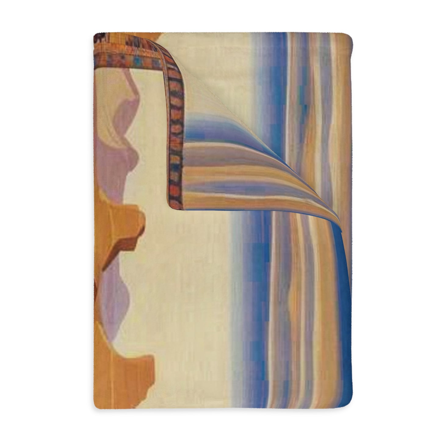 Arabian Sands Velveteen Microfiber Blanket (Two-sided print)