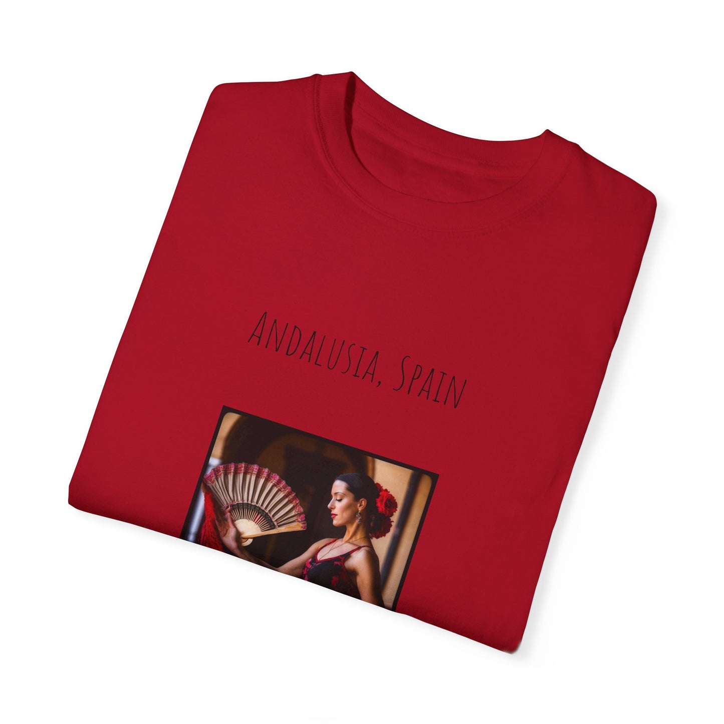 Spain Flamenco Unisex Garment-Dyed T-shirt