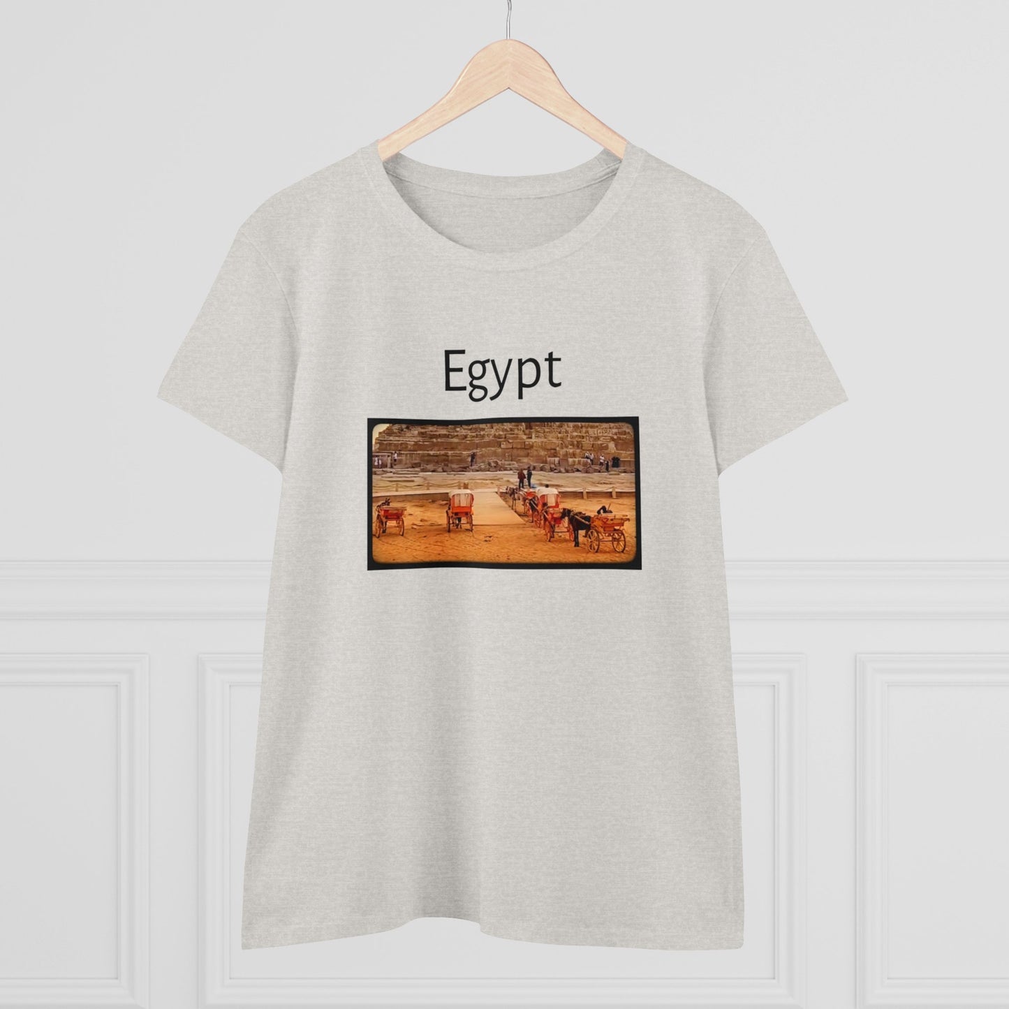 Egypt Women's Midweight Cotton Tee