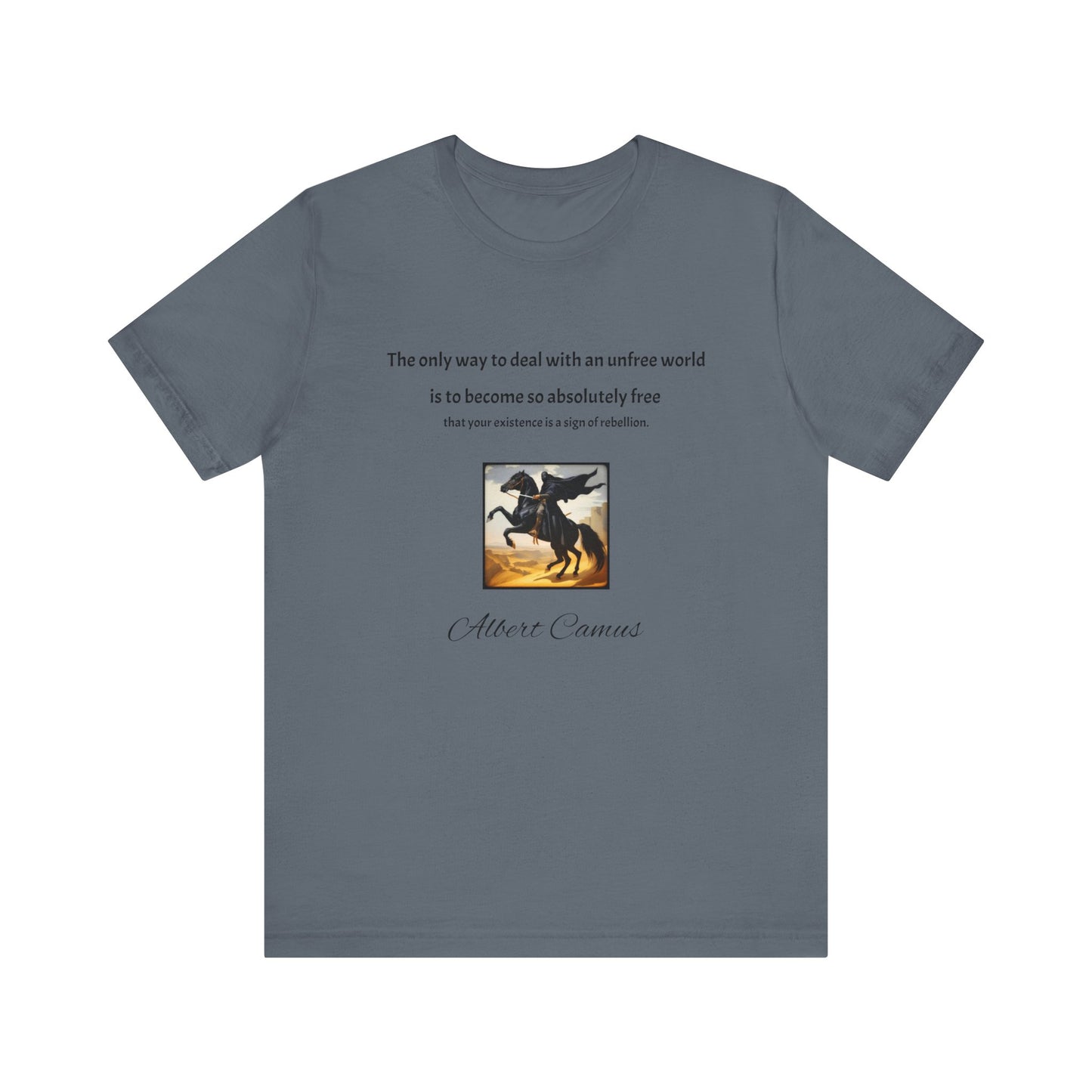 Albert Camus Quotes Unisex Jersey Short Sleeve Tee