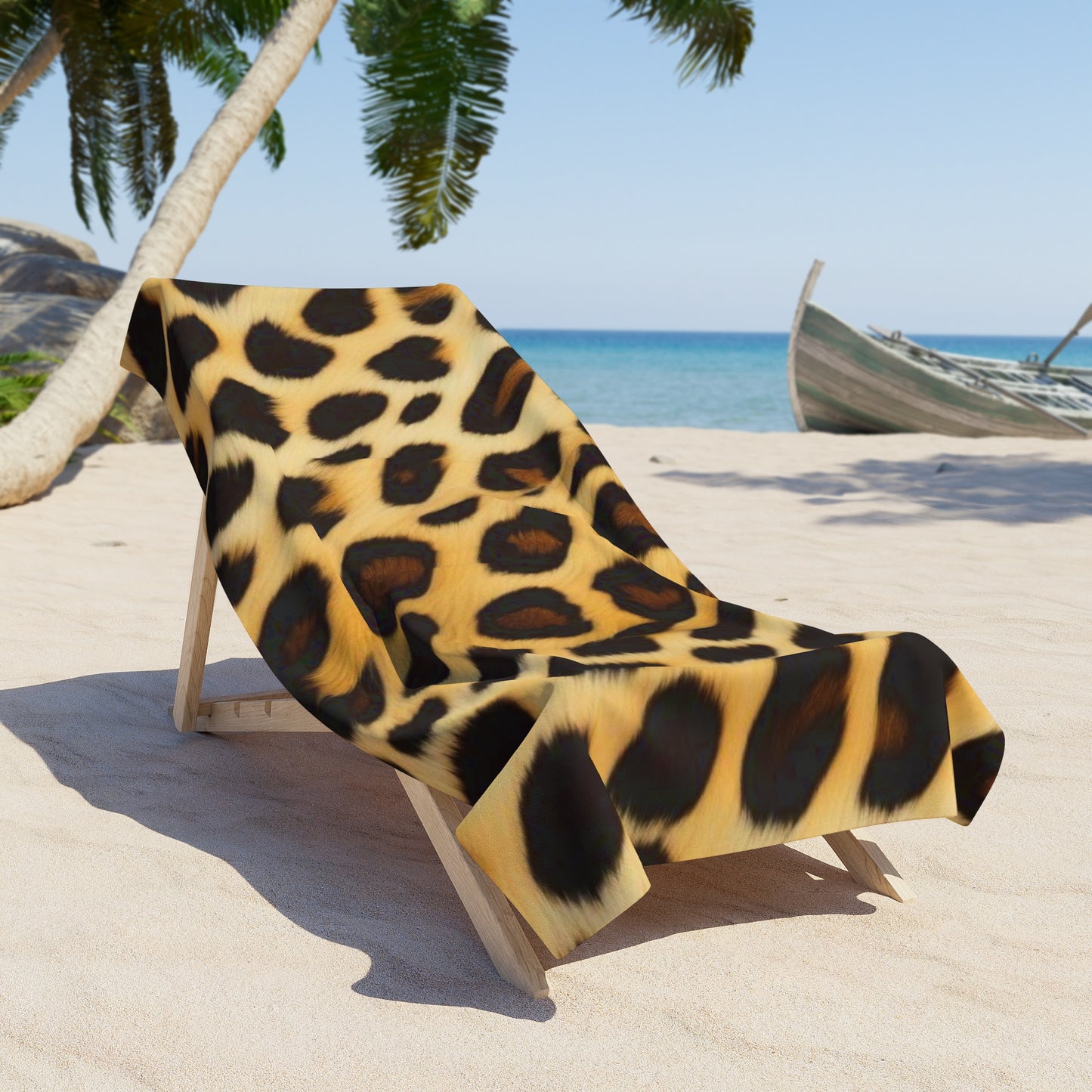 Cheetah Beach Towel