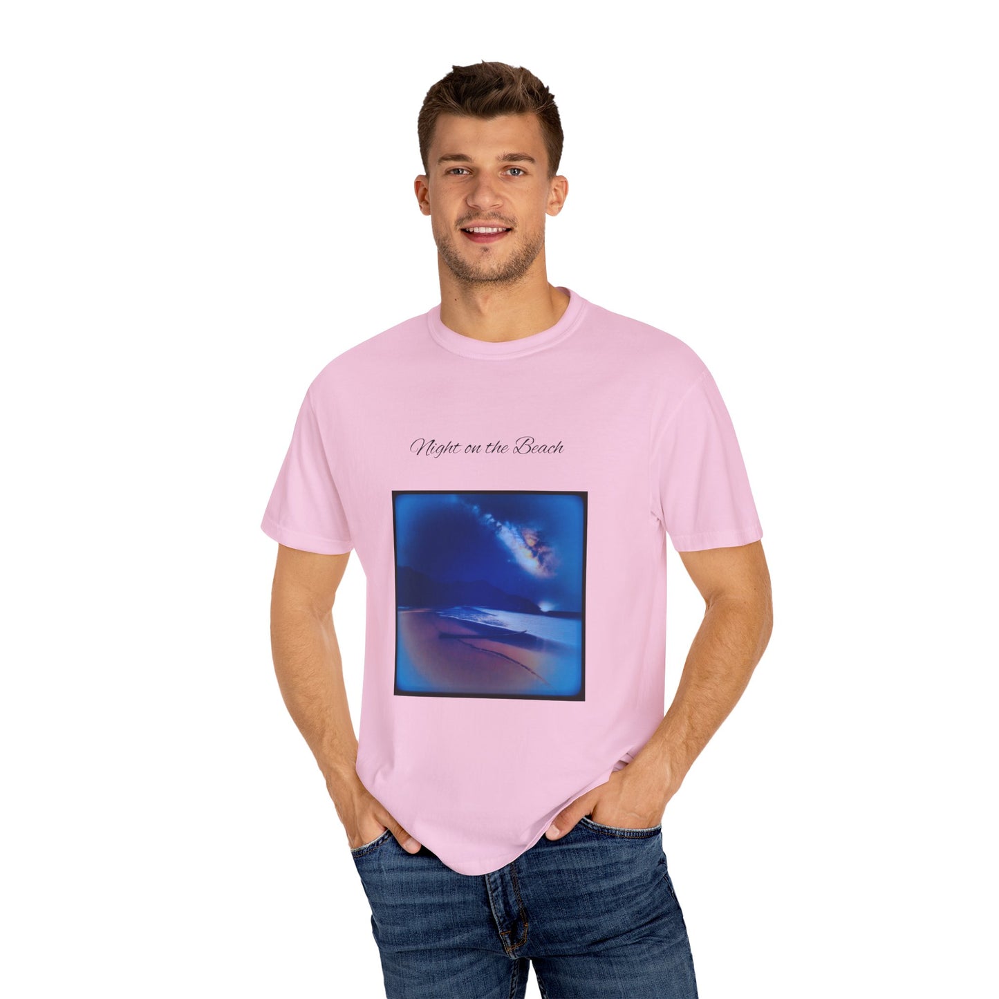 Night on the Beach Unisex Garment-Dyed T-shirt