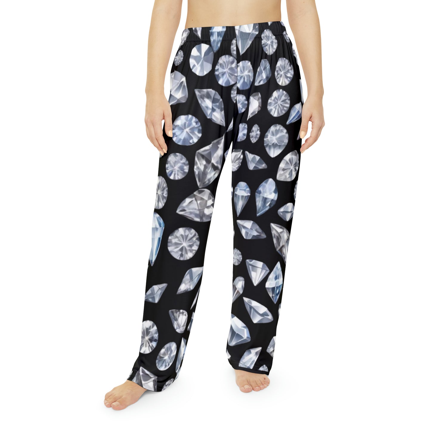 Diamonds Women's Pajama Pants (AOP)