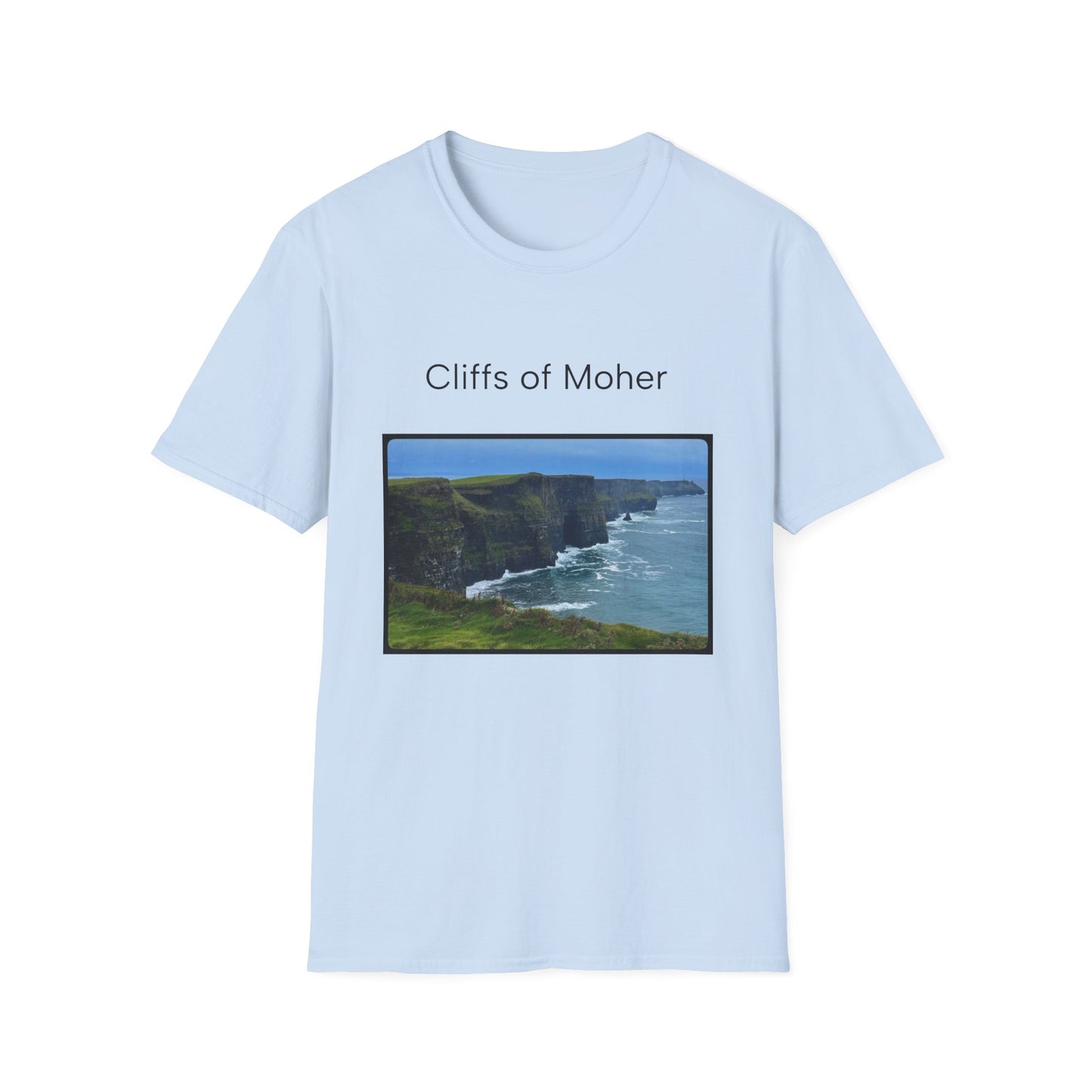 Ireland cliffs of Moher Unisex Softstyle T-Shirt