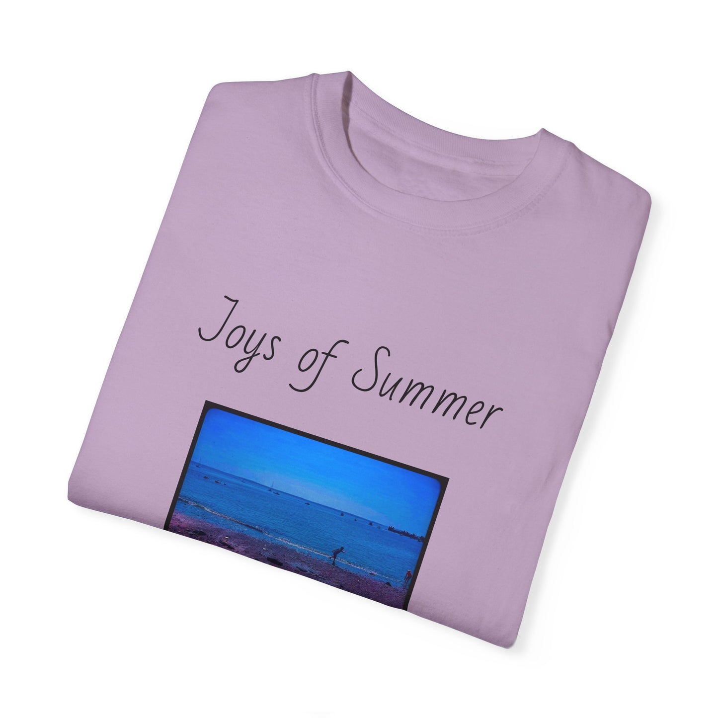 Summer Ocean pebbles Unisex Garment-Dyed T-shirt