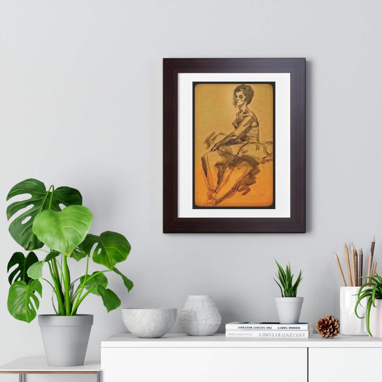 Ballerina Framed Vertical Poster