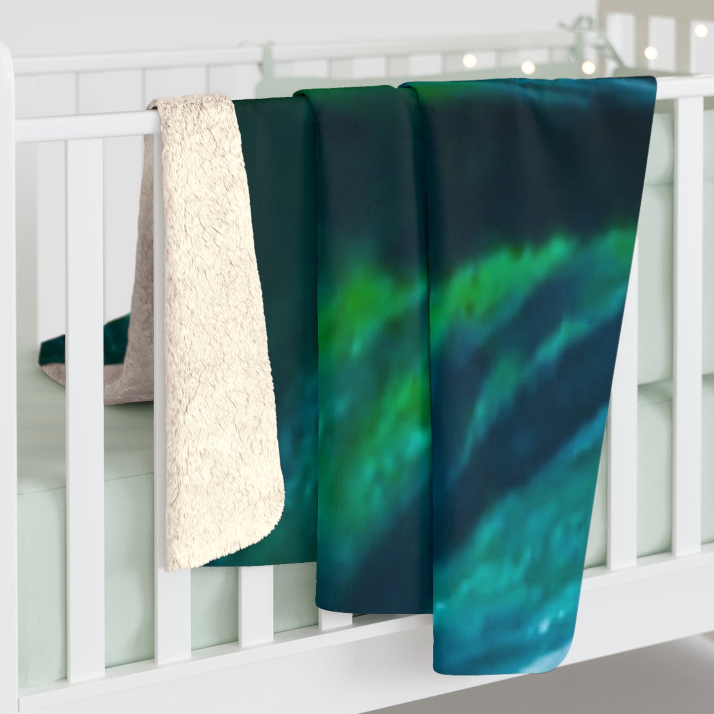 Marbles of Nature Sherpa Fleece Blanket