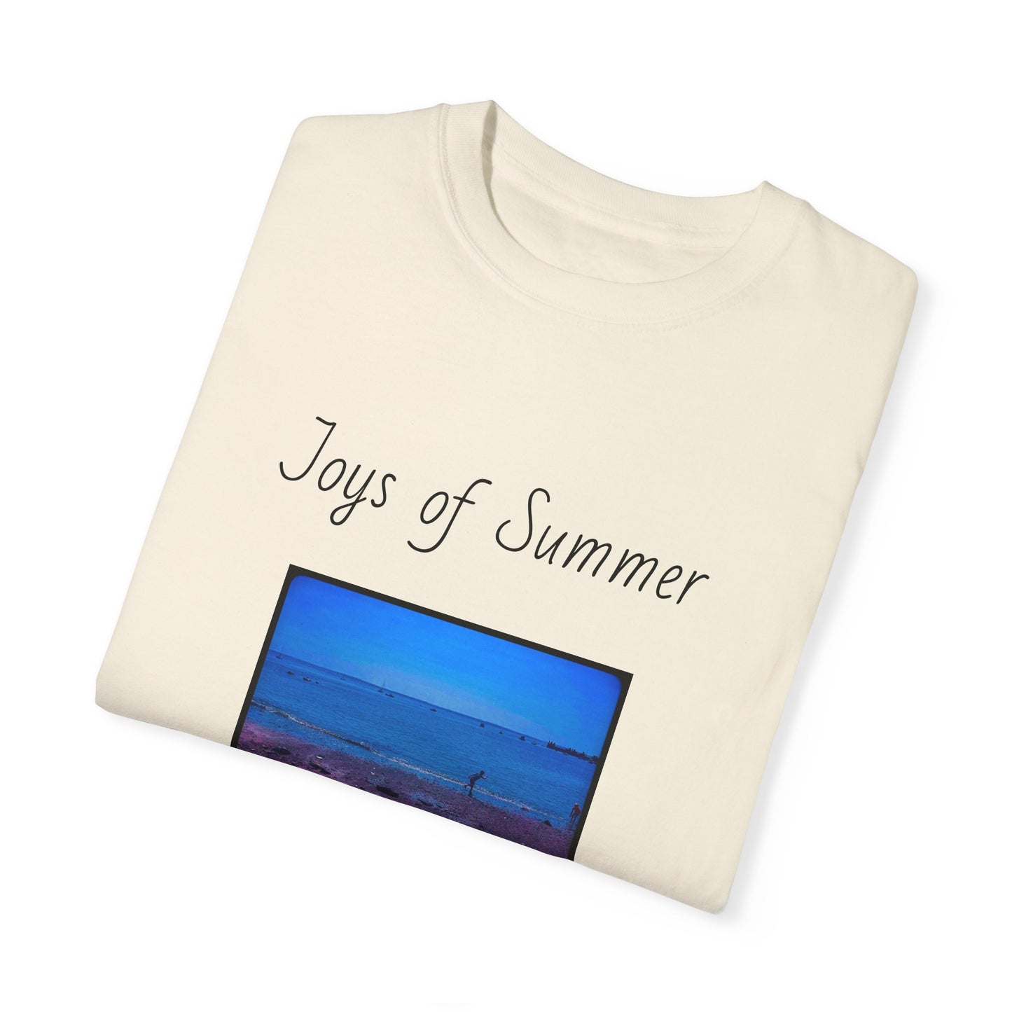 Summer Ocean pebbles Unisex Garment-Dyed T-shirt