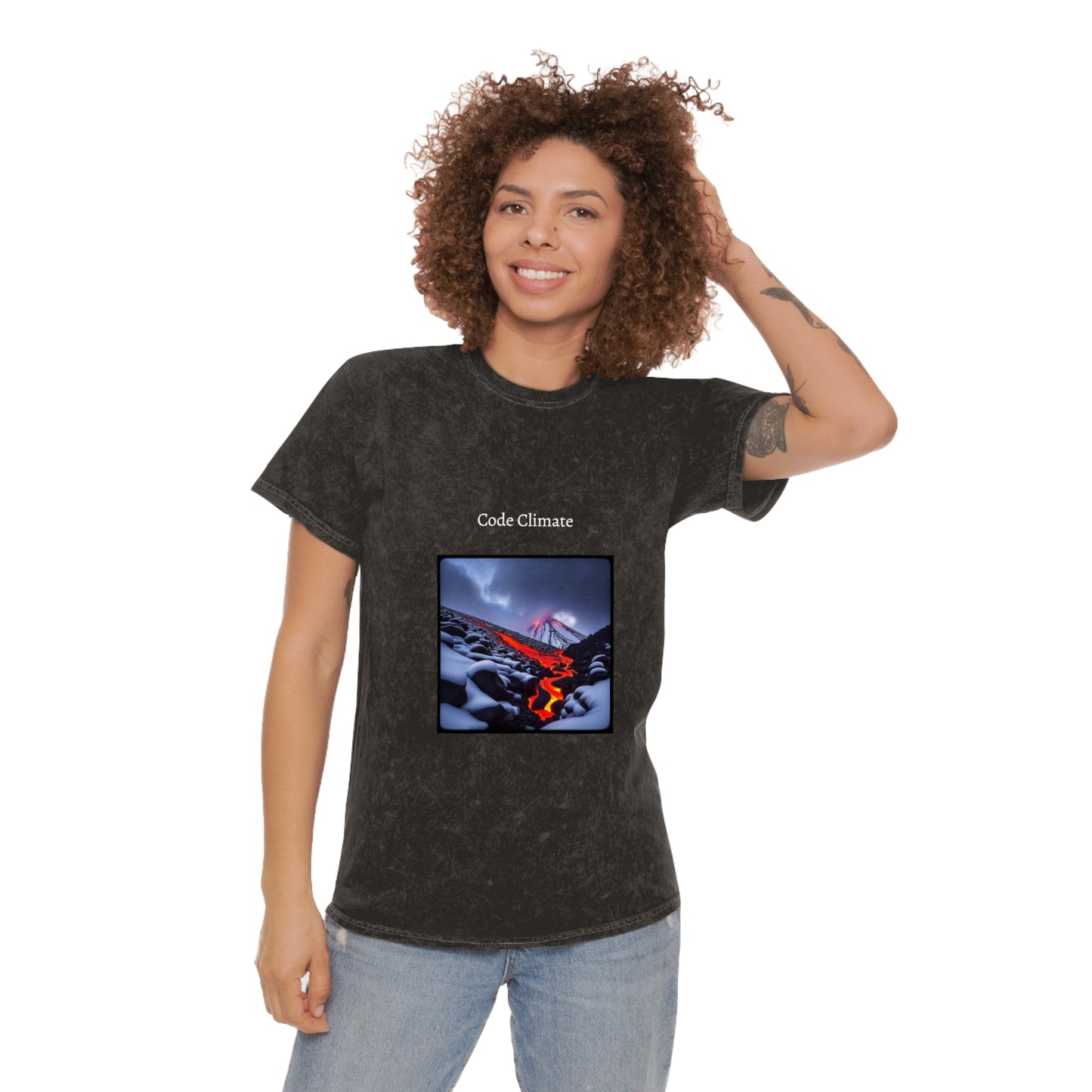 Fire and Ice Unisex Mineral Wash T-Shirt