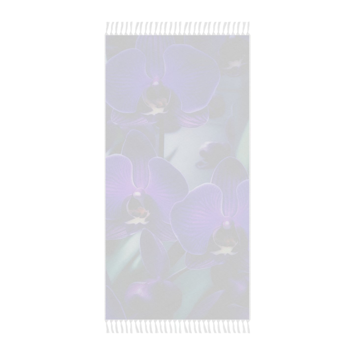 Orchids Boho Beach Throw