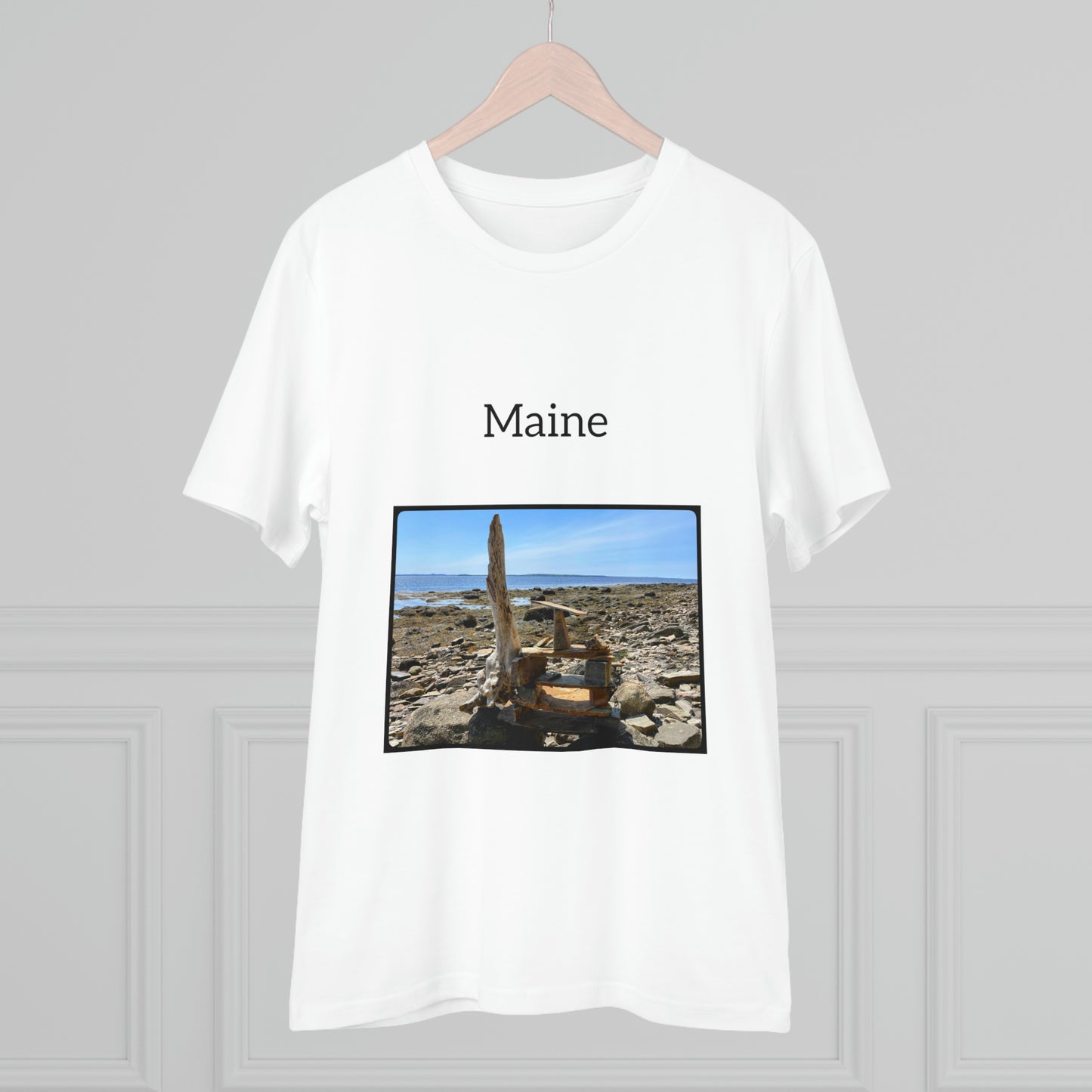 Maine Coastal Travel Organic Creator T-shirt - Unisex