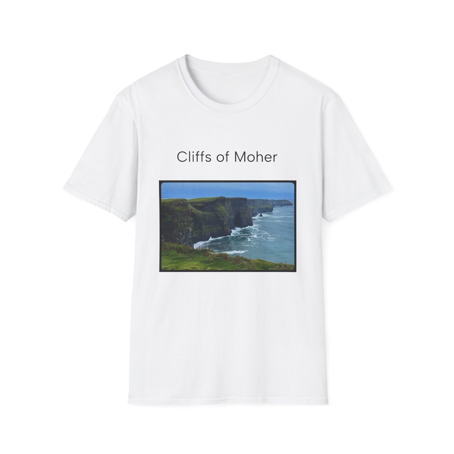 Ireland cliffs of Moher Unisex Softstyle T-Shirt