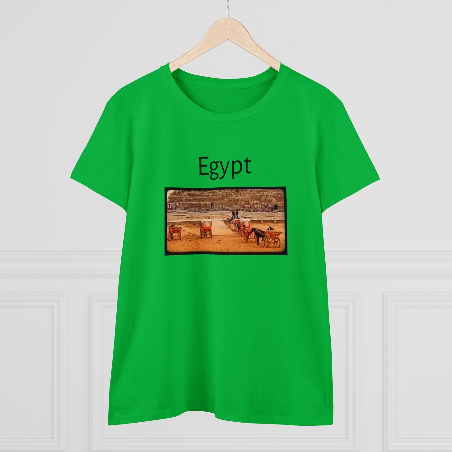 Egypt Women's Midweight Cotton Tee