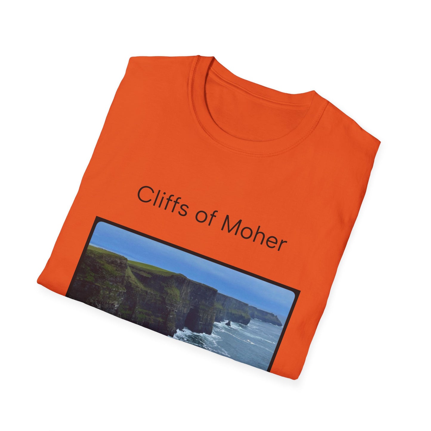 Ireland cliffs of Moher Unisex Softstyle T-Shirt