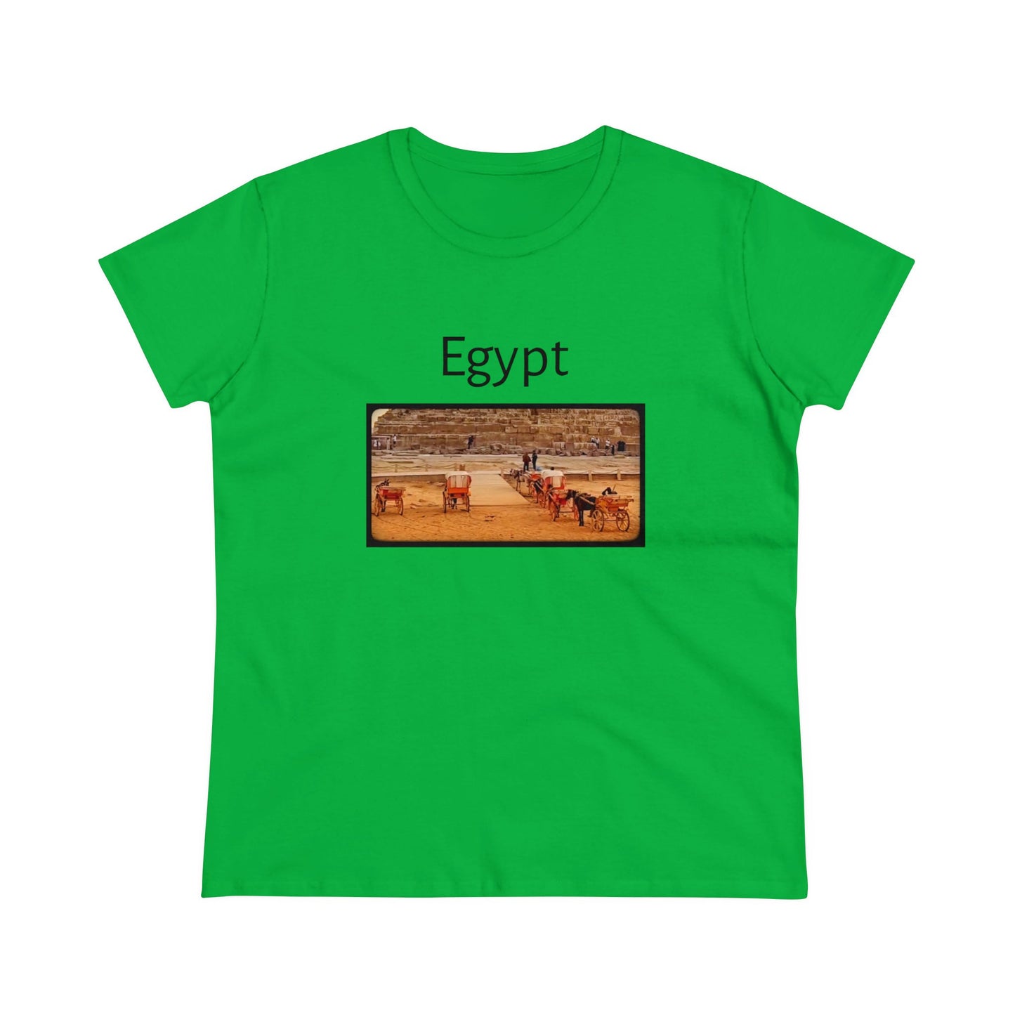 Egypt Women's Midweight Cotton Tee