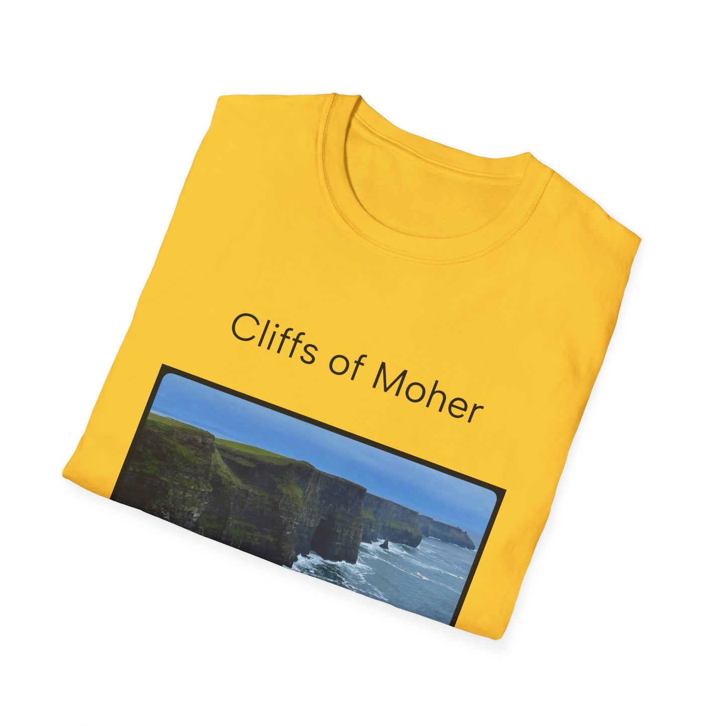 Ireland cliffs of Moher Unisex Softstyle T-Shirt