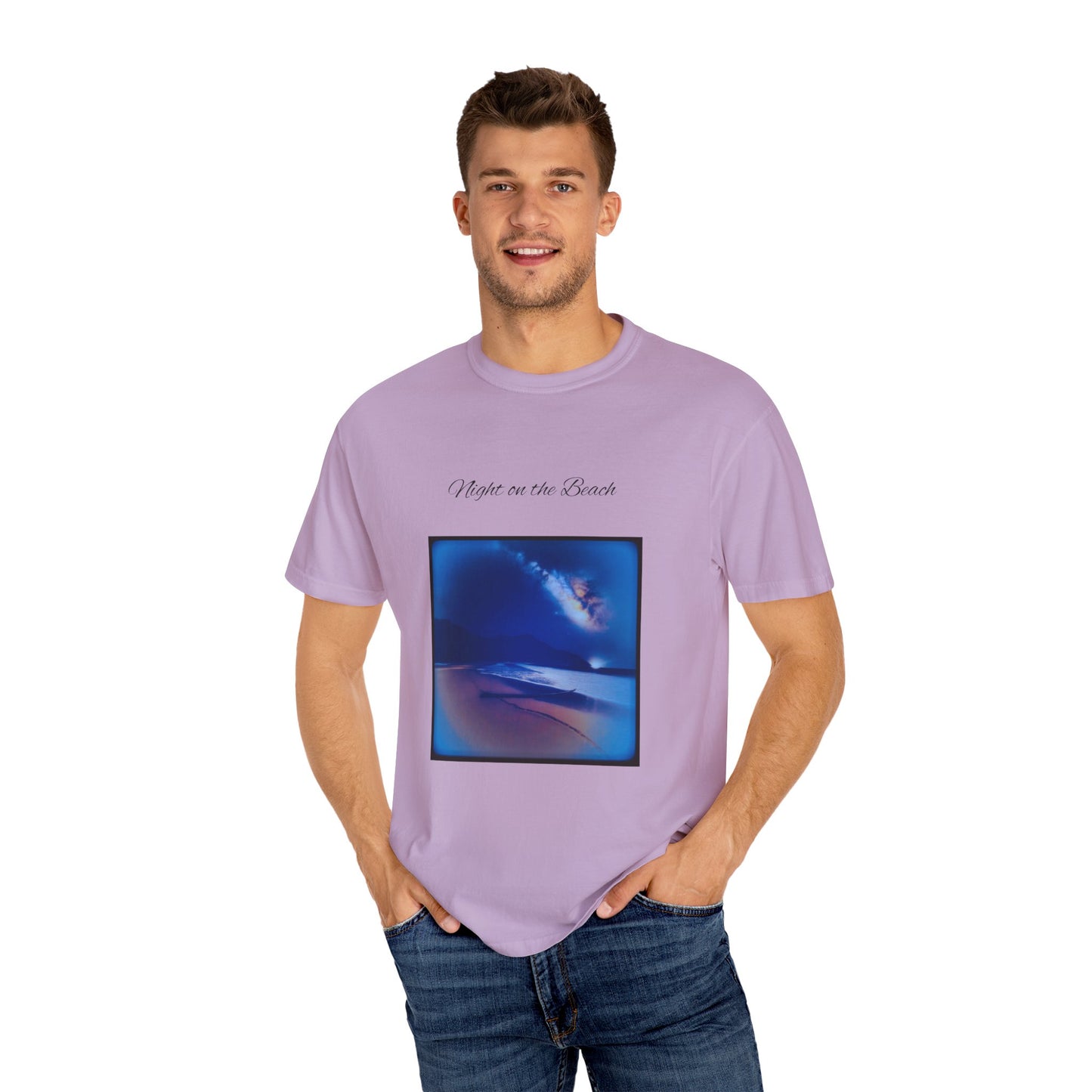 Night on the Beach Unisex Garment-Dyed T-shirt