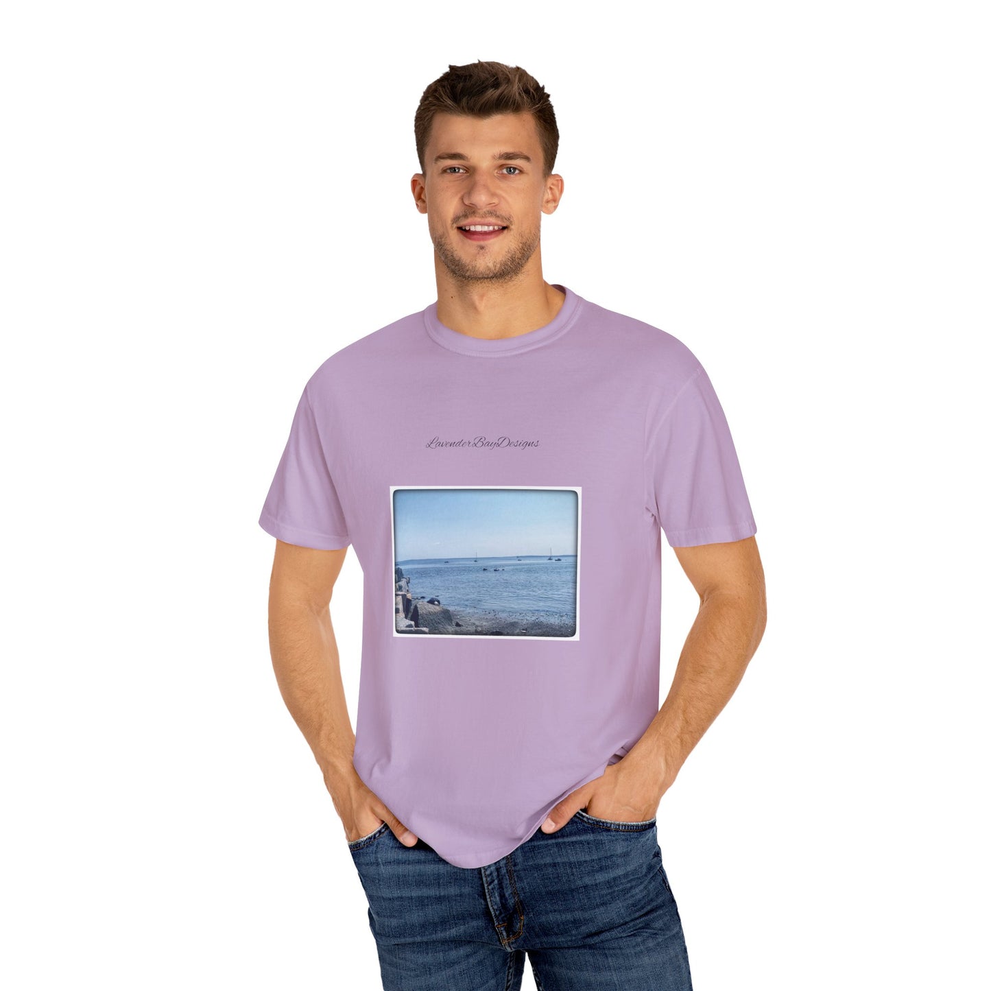 Baby blue Bay  Garment-Dyed T-shirt