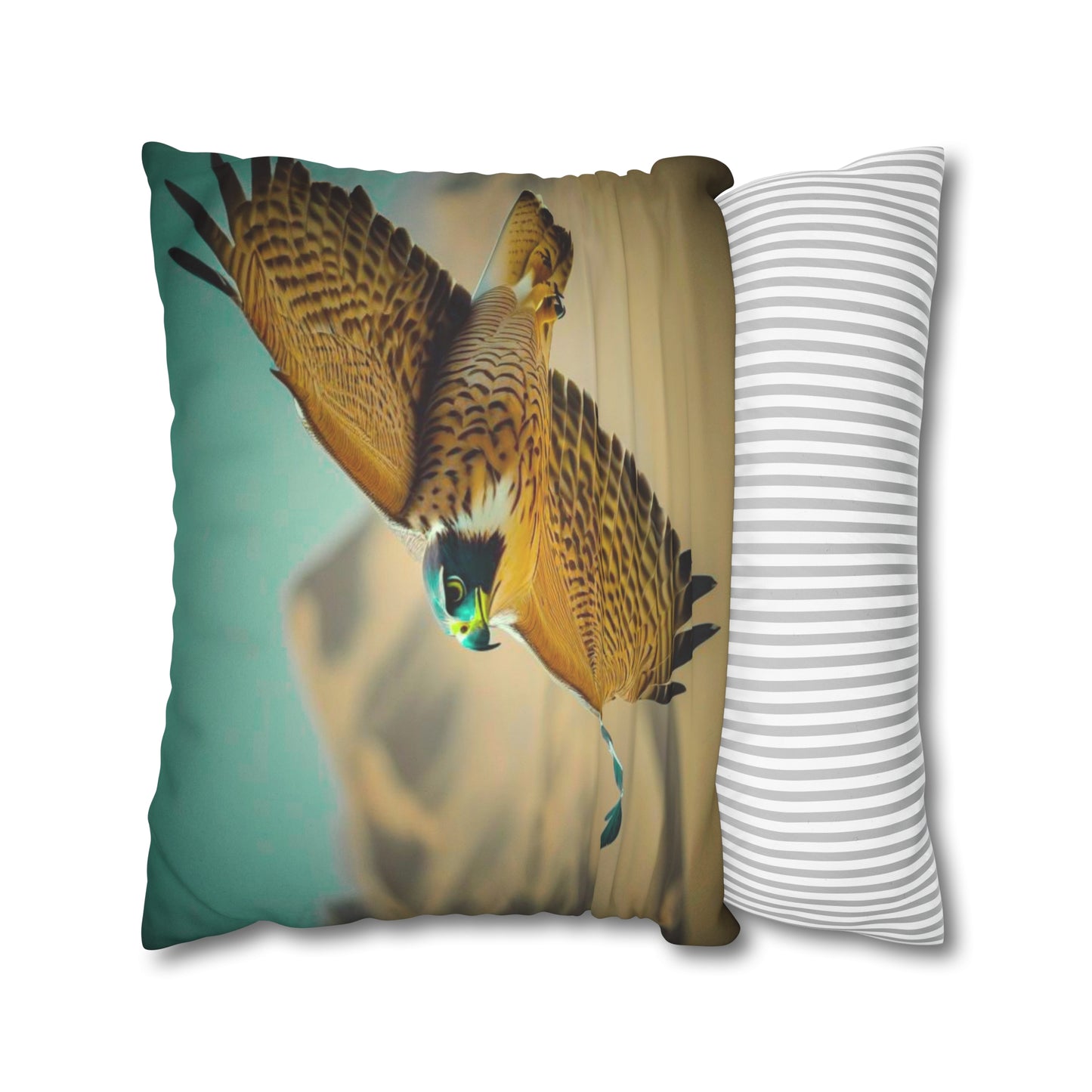 Falcon Faux Suede Square Pillowcase