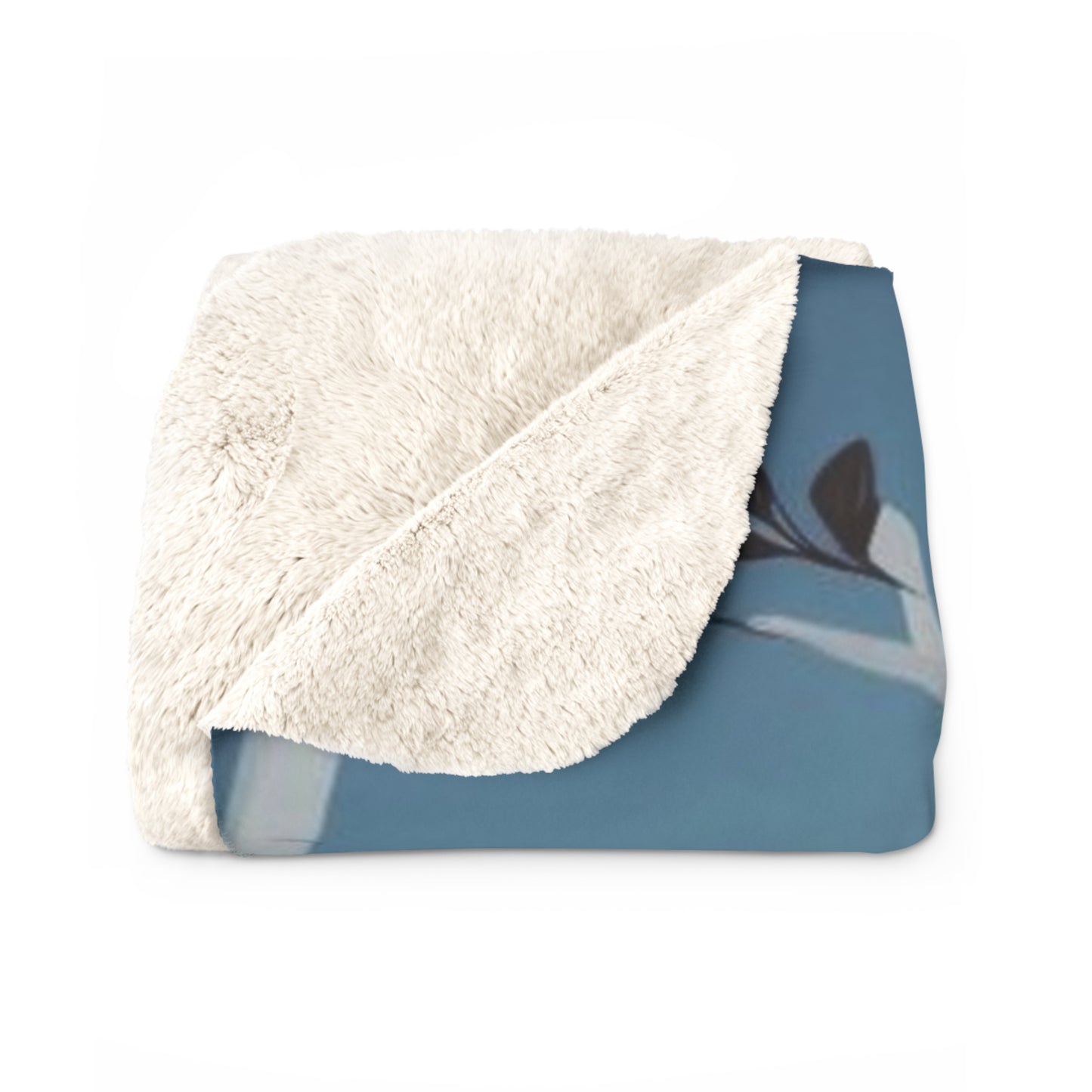 Bluebirds Sherpa Fleece Blanket