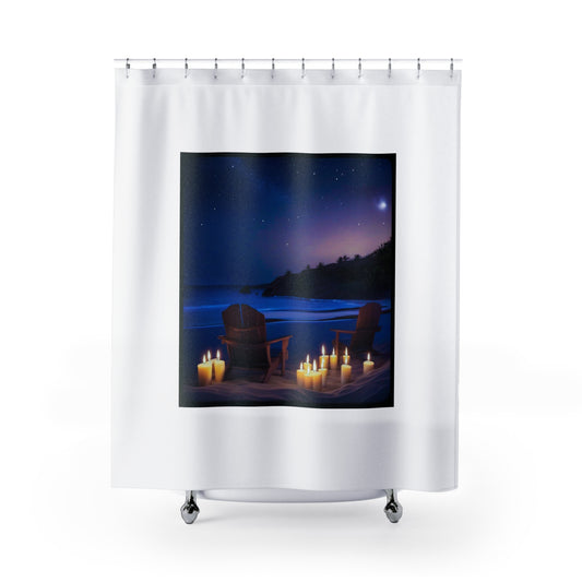 Relaxing Beachside Shower Curtains