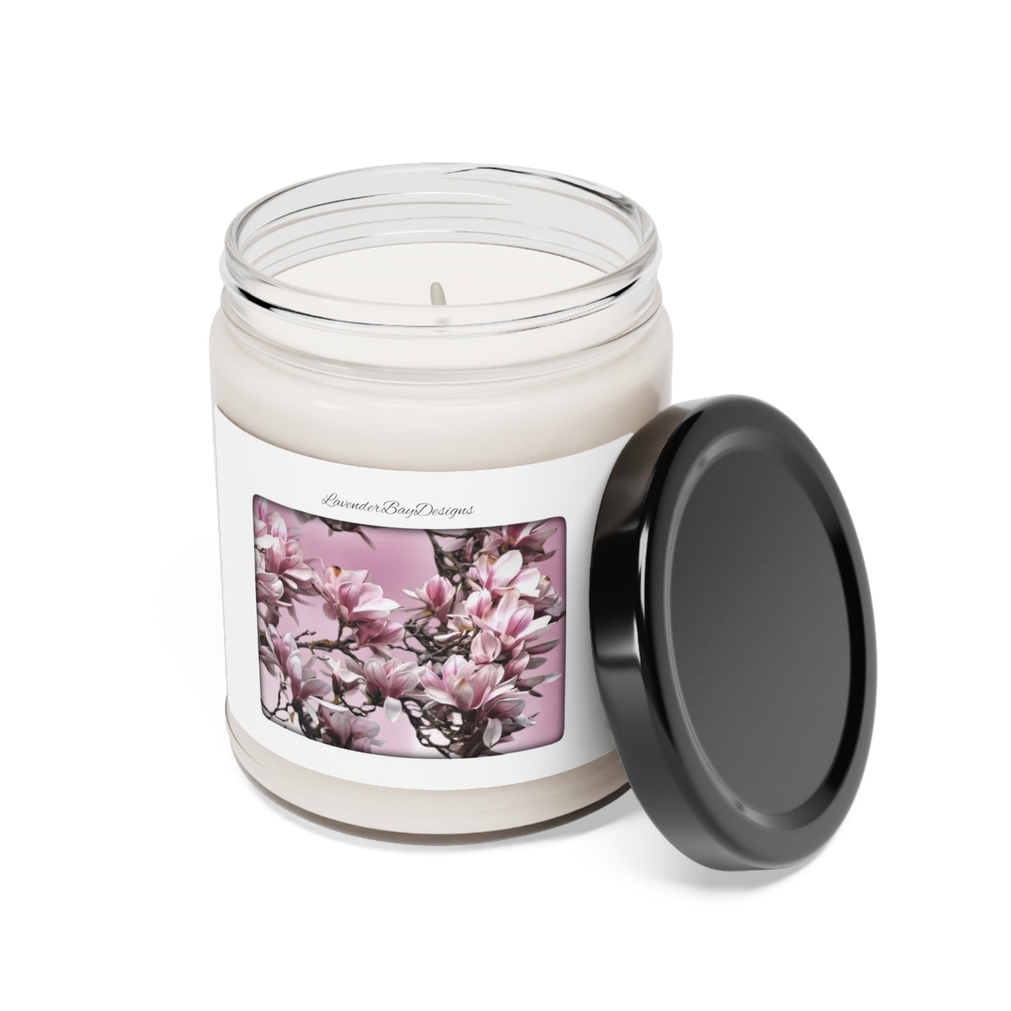 Scented Pink Soy Candle, 9oz