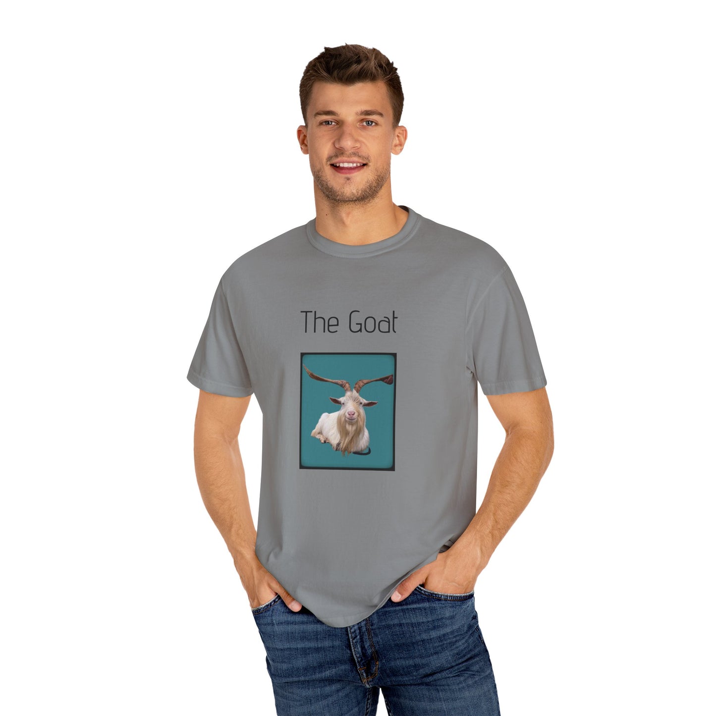 The Goat Unisex Garment-Dyed T-shirt