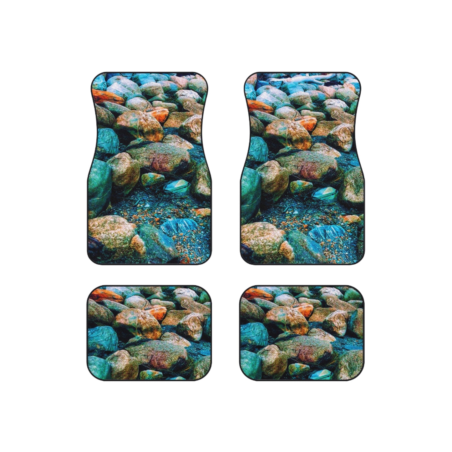 Ocean Rocks Car Mats (Set of 4)