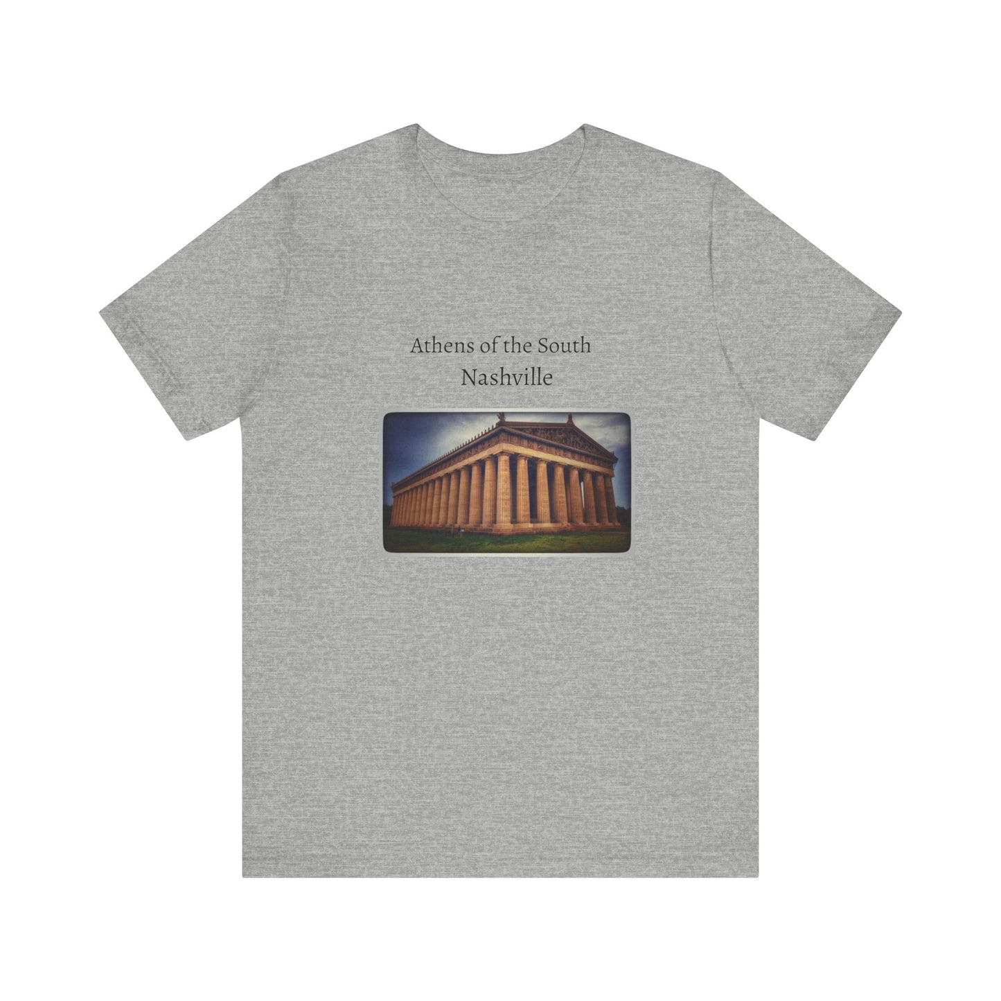 Athens of the South Two Sided Print Unisex Jersey Short Sleeve Tee