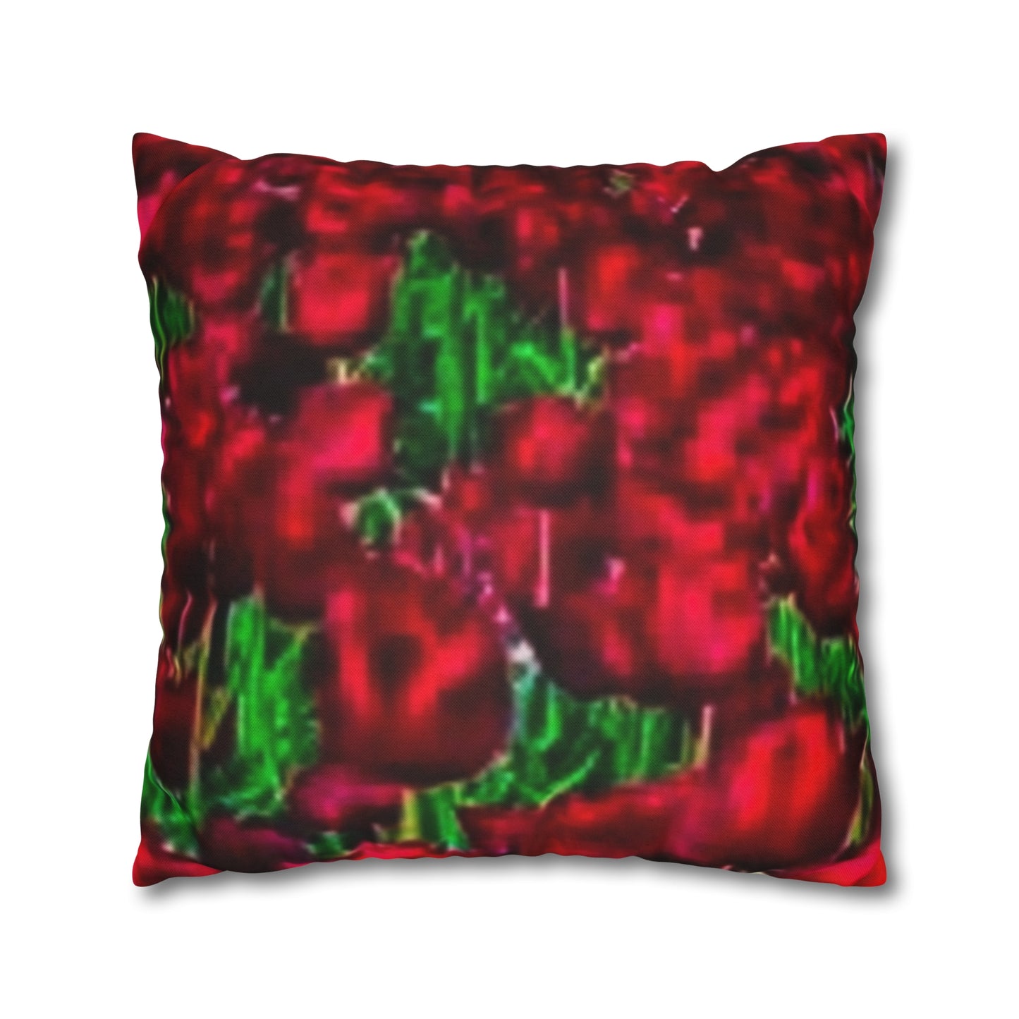 Spun Polyester Square Pillowcase