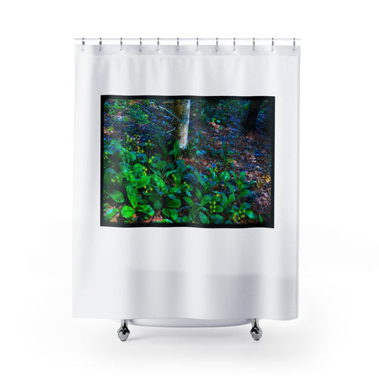 Flora by the Sea Shower Curtains