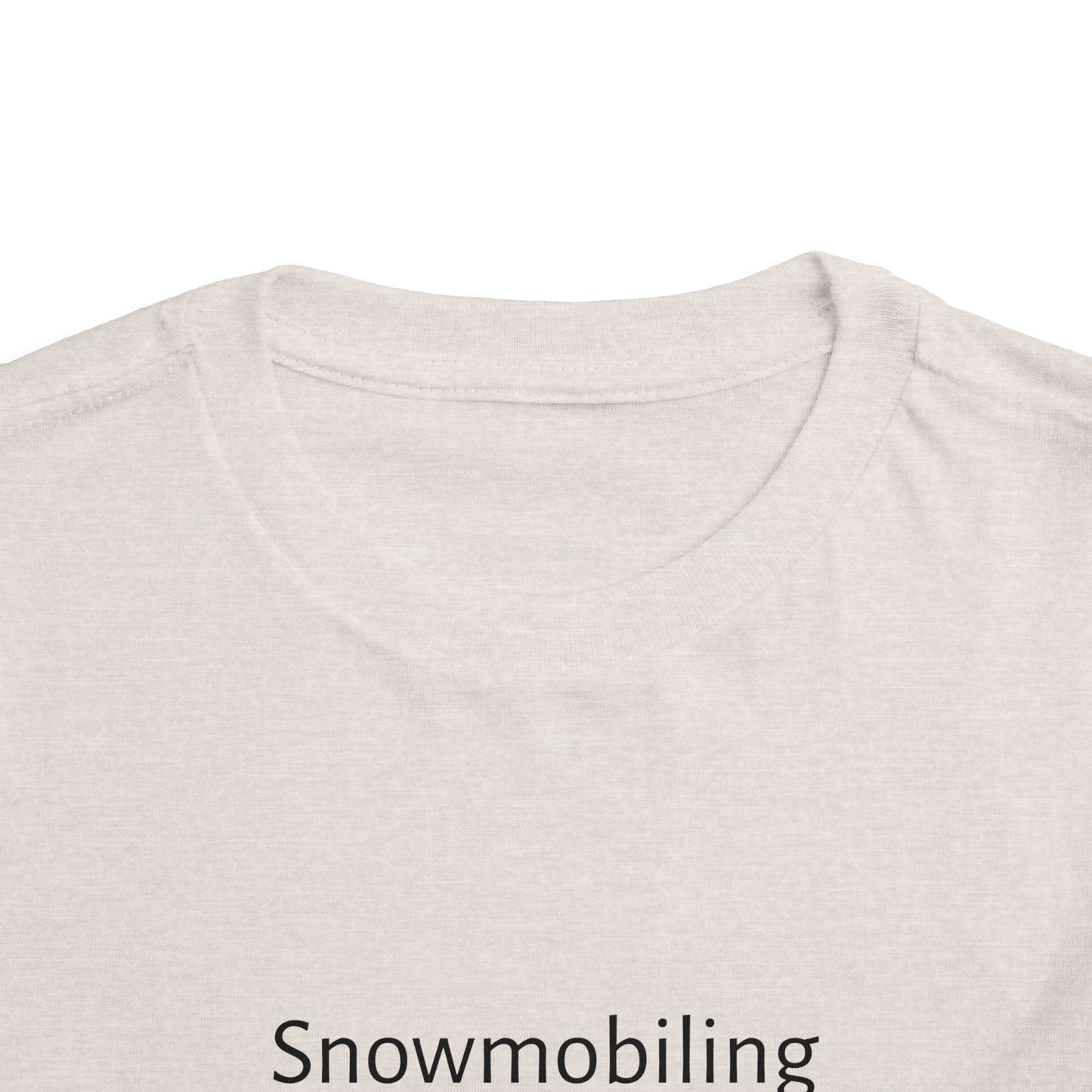 Snowmobiling Toddler Short Sleeve Tee