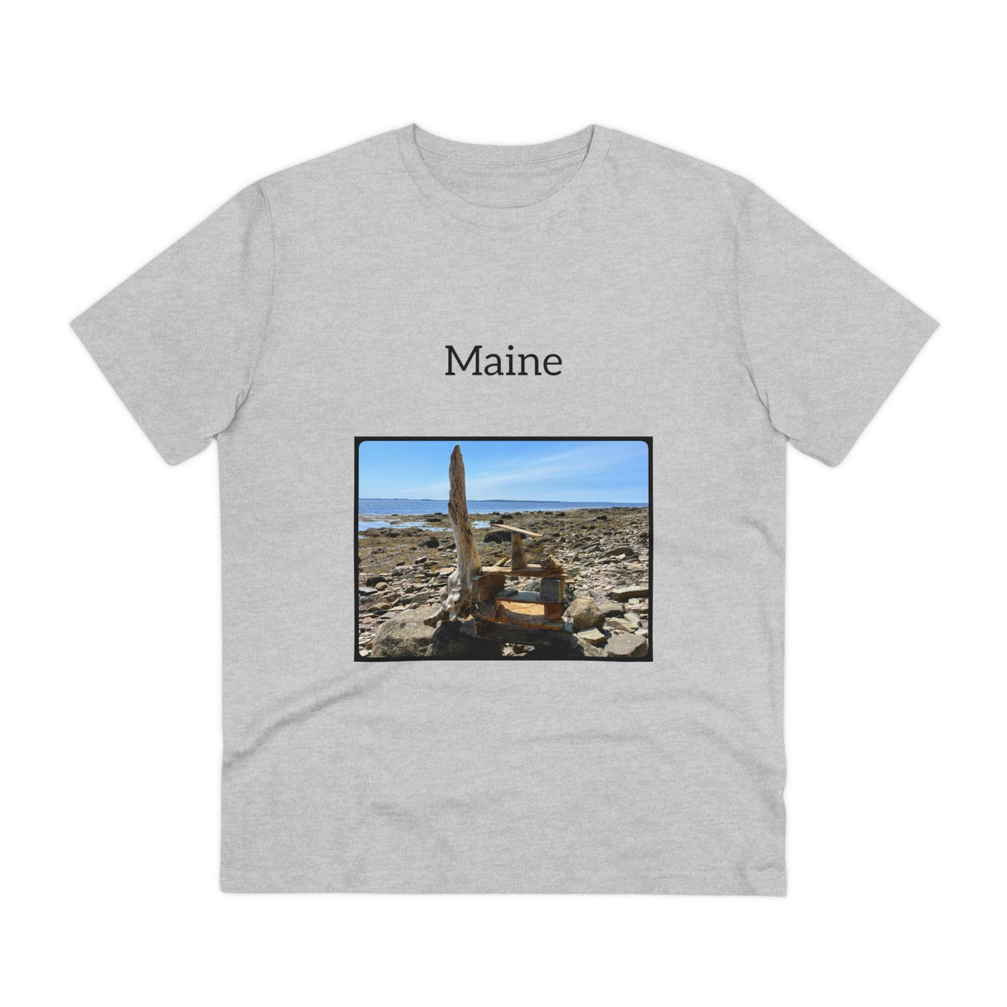 Maine Coastal Travel Organic Creator T-shirt - Unisex