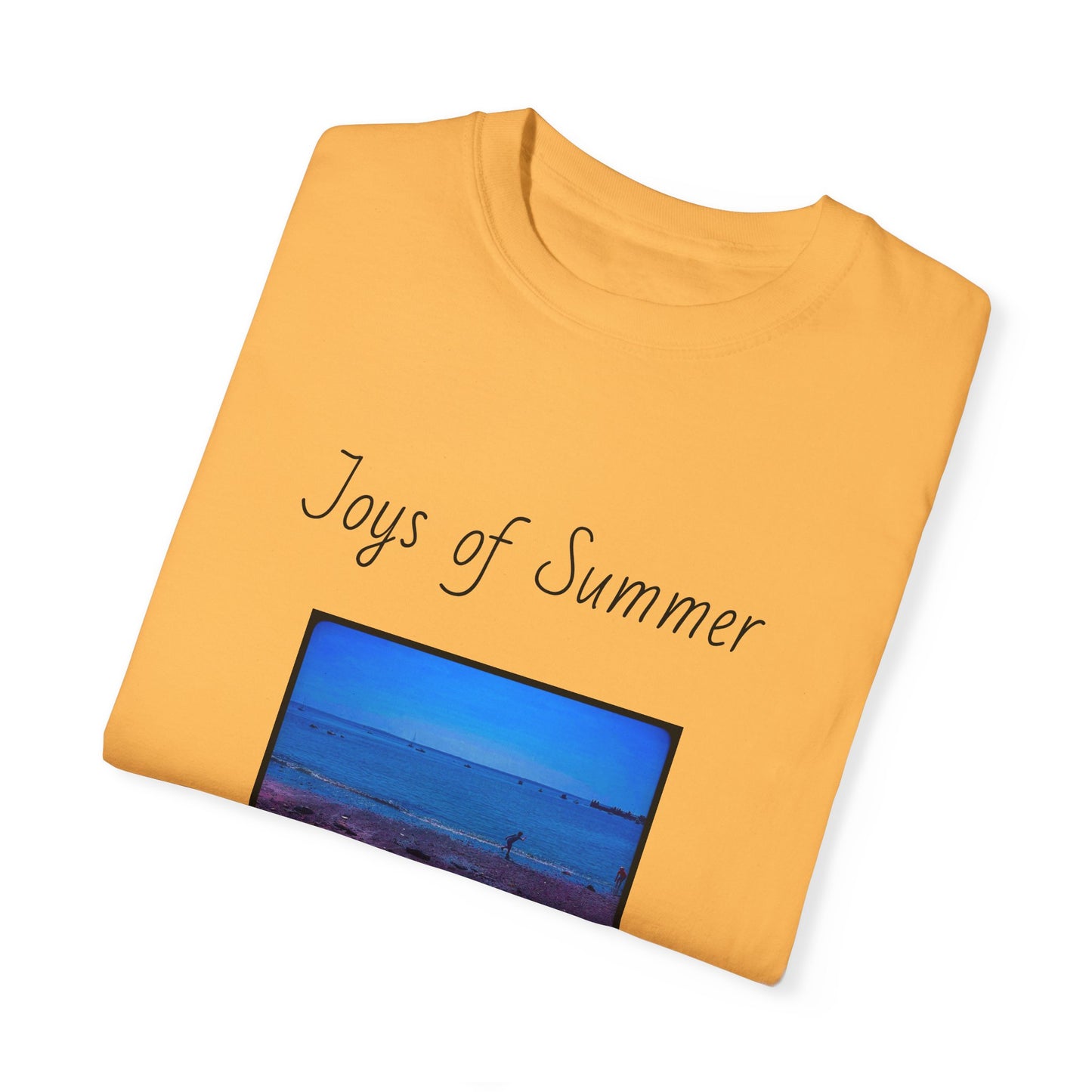 Summer Ocean pebbles Unisex Garment-Dyed T-shirt