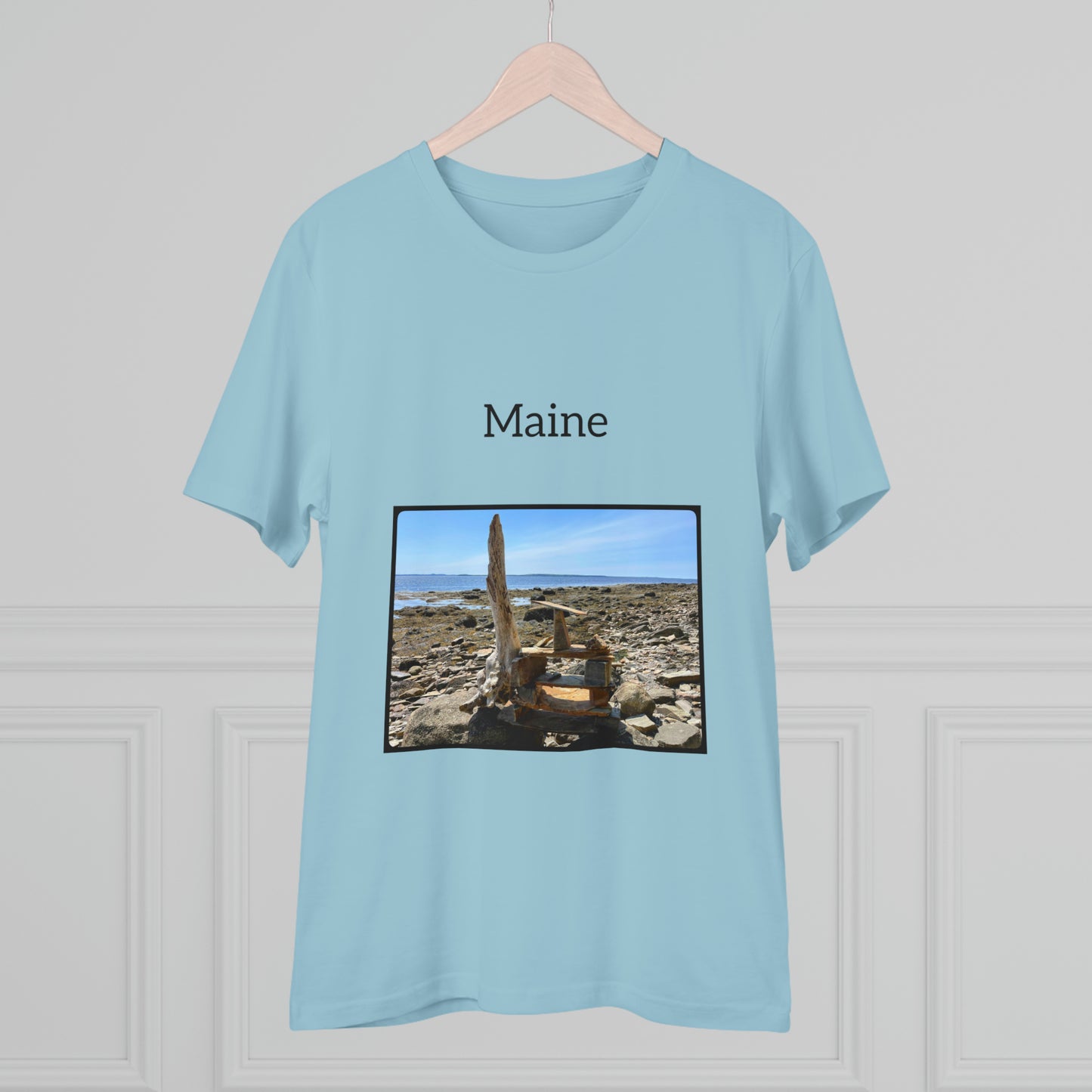 Maine Coastal Travel Organic Creator T-shirt - Unisex