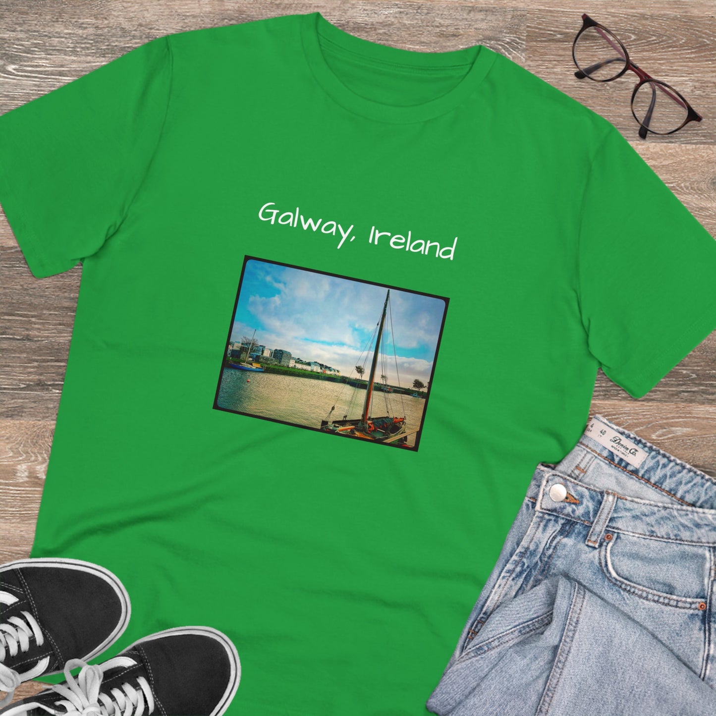 Galway, Ireland Travel Organic Creator T-shirt - Unisex