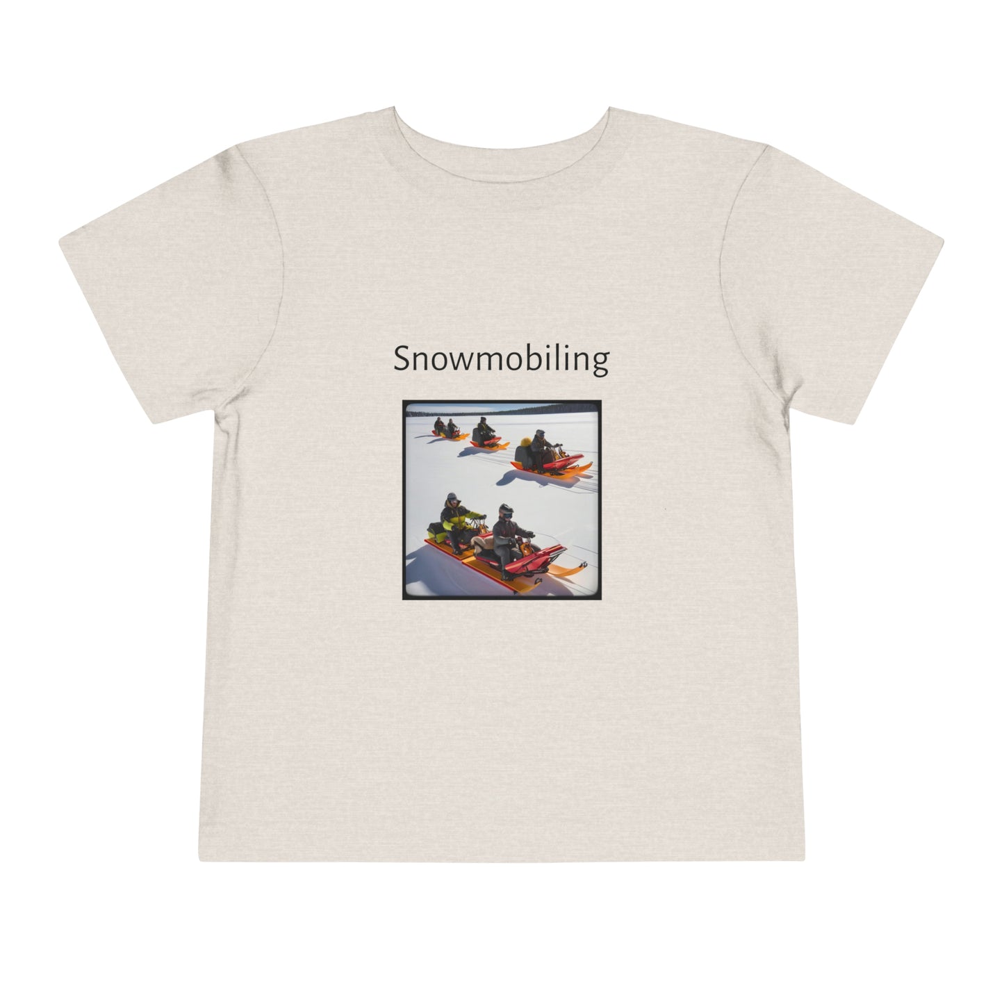 Snowmobiling Toddler Short Sleeve Tee