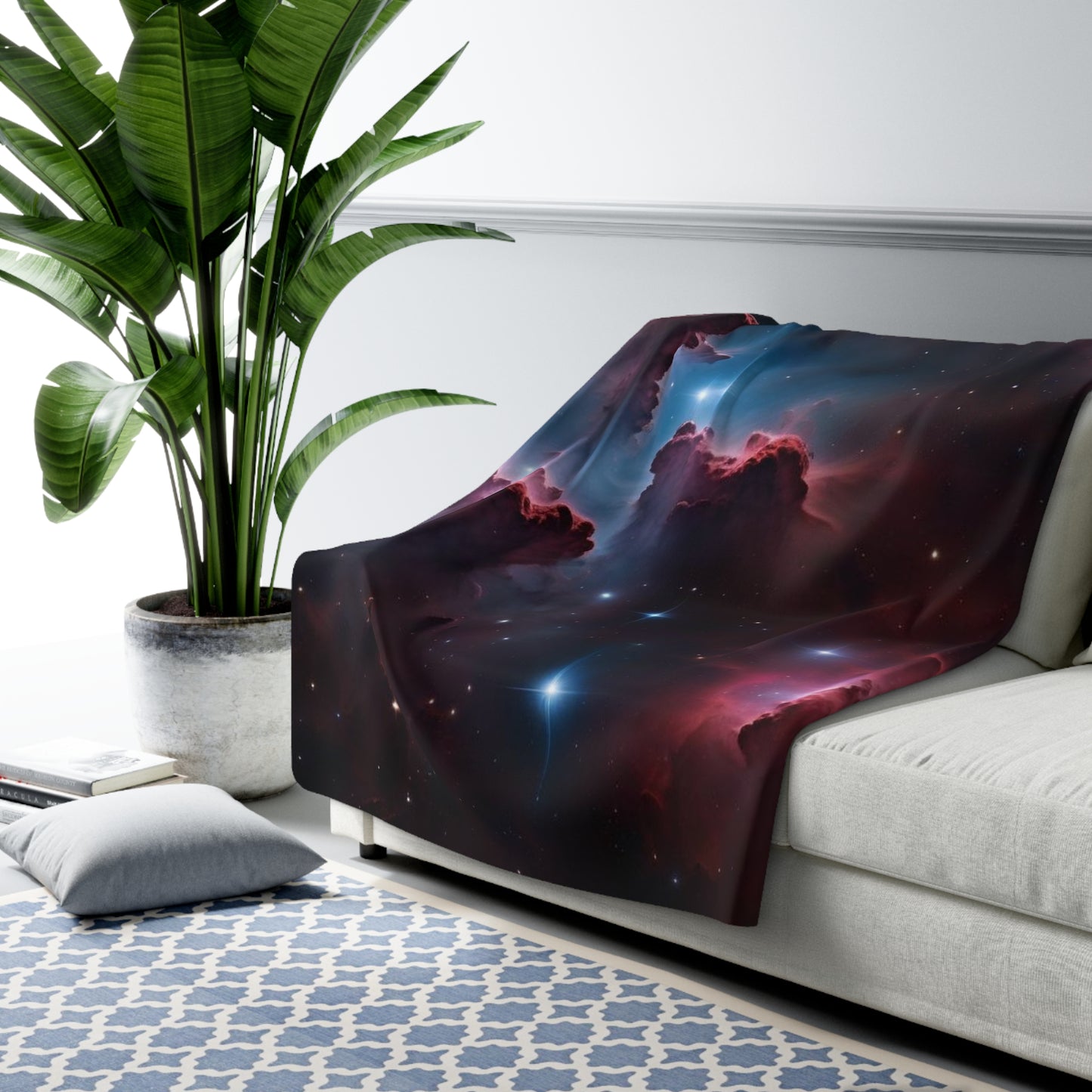 Nebula Sherpa Fleece Blanket