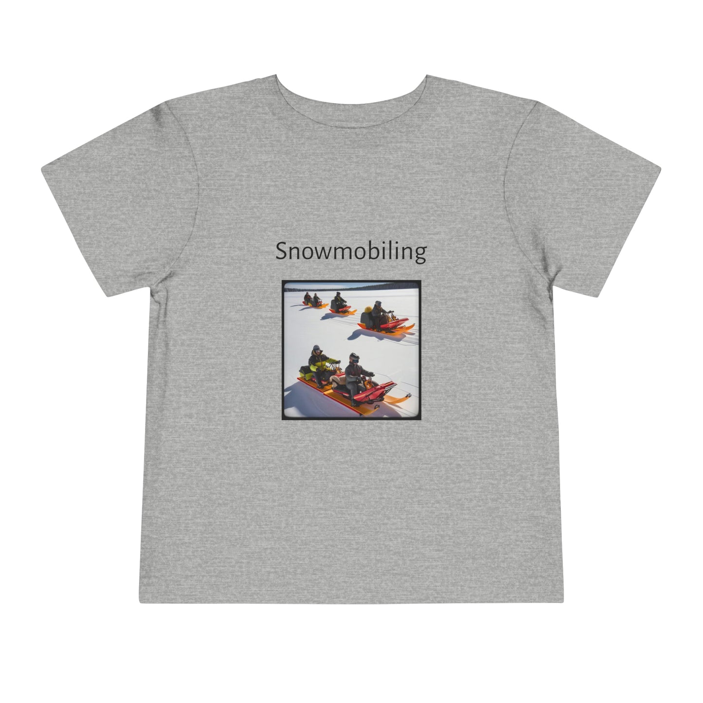 Snowmobiling Toddler Short Sleeve Tee