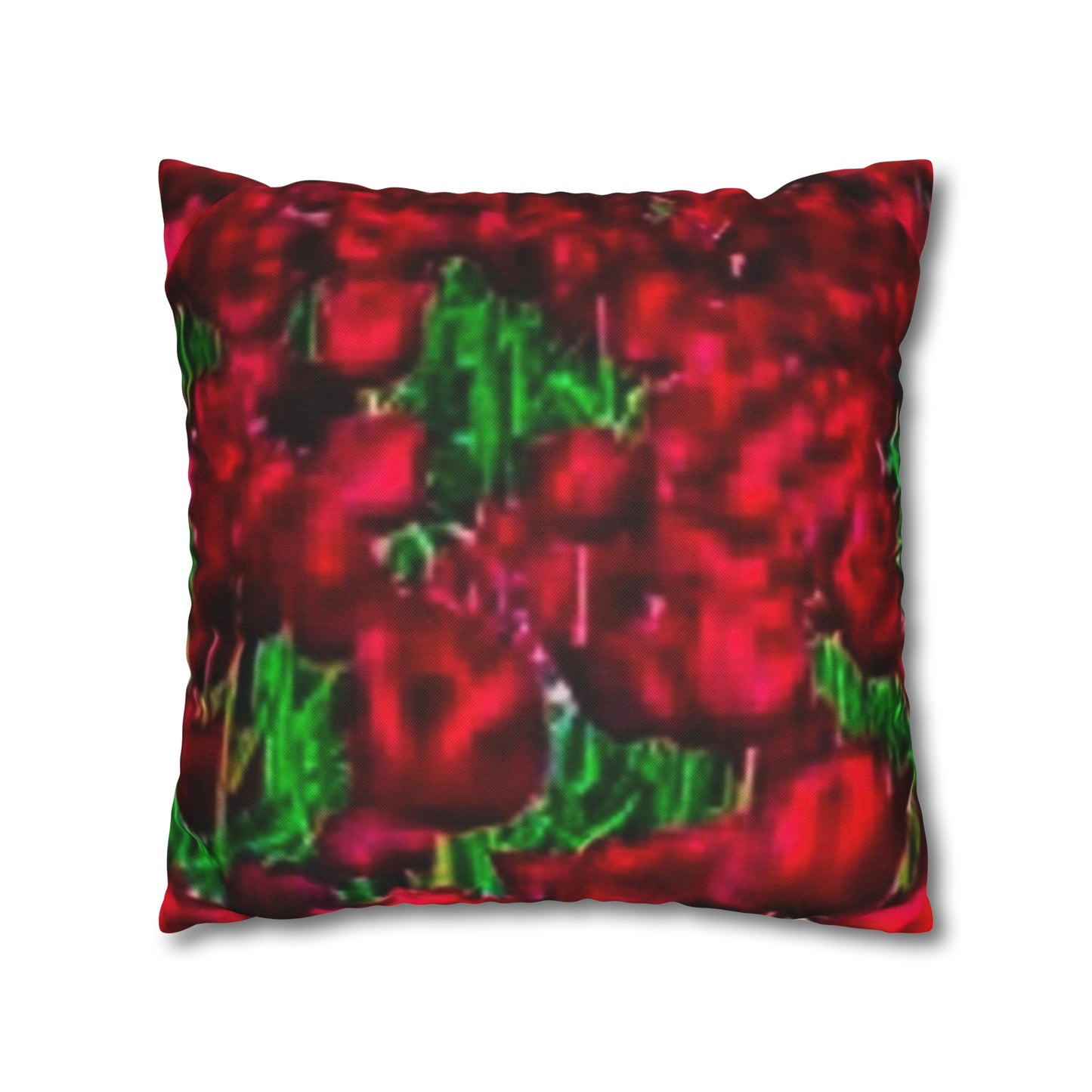 Spun Polyester Square Pillowcase