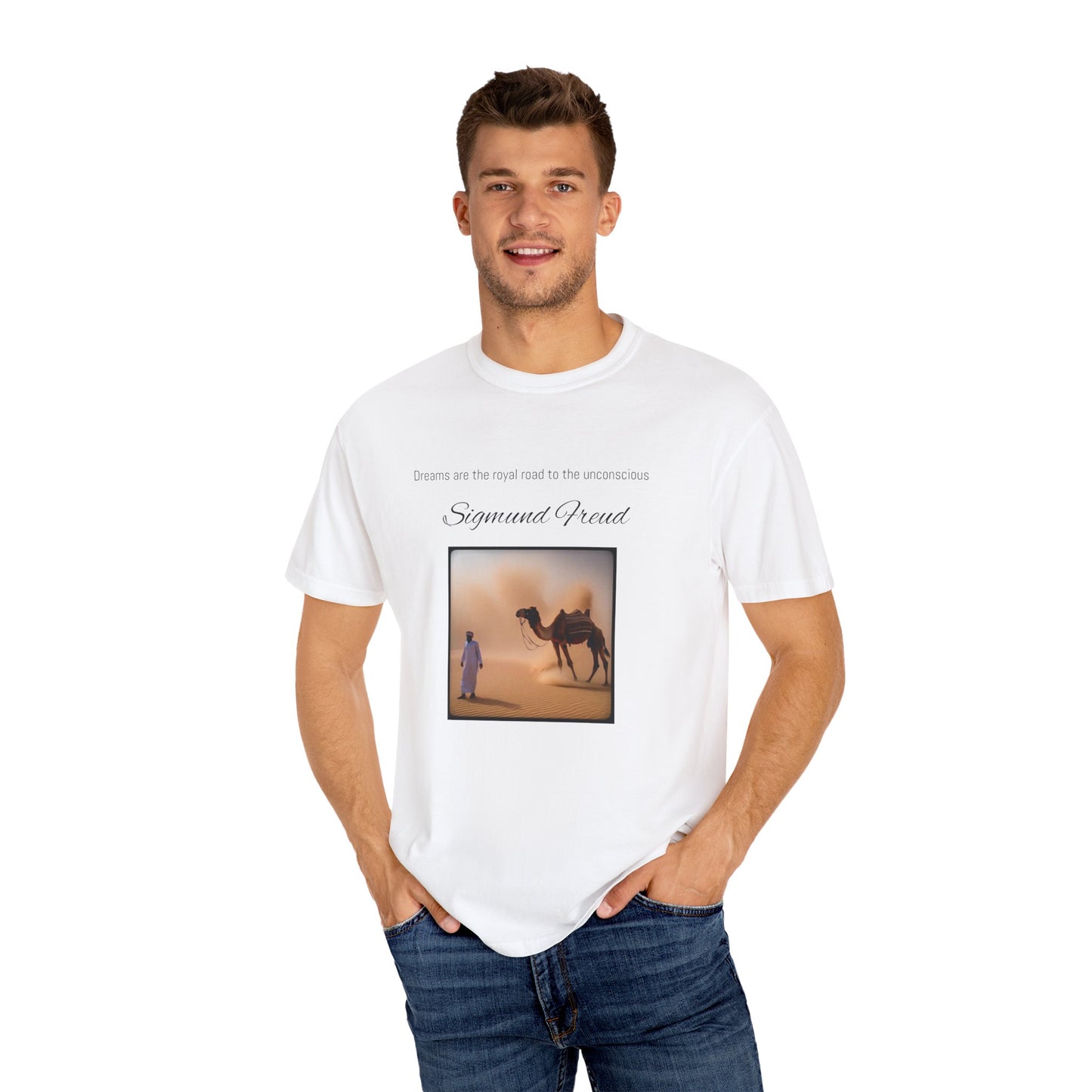 Freud quotes Unisex Garment-Dyed T-shirt