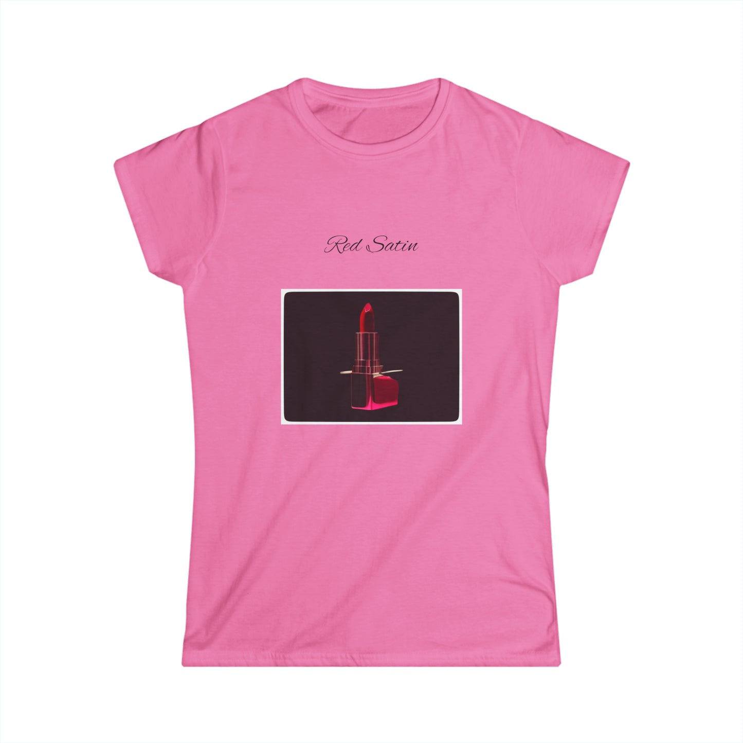 Satin Red and Satin Pink Women's Softstyle Tee