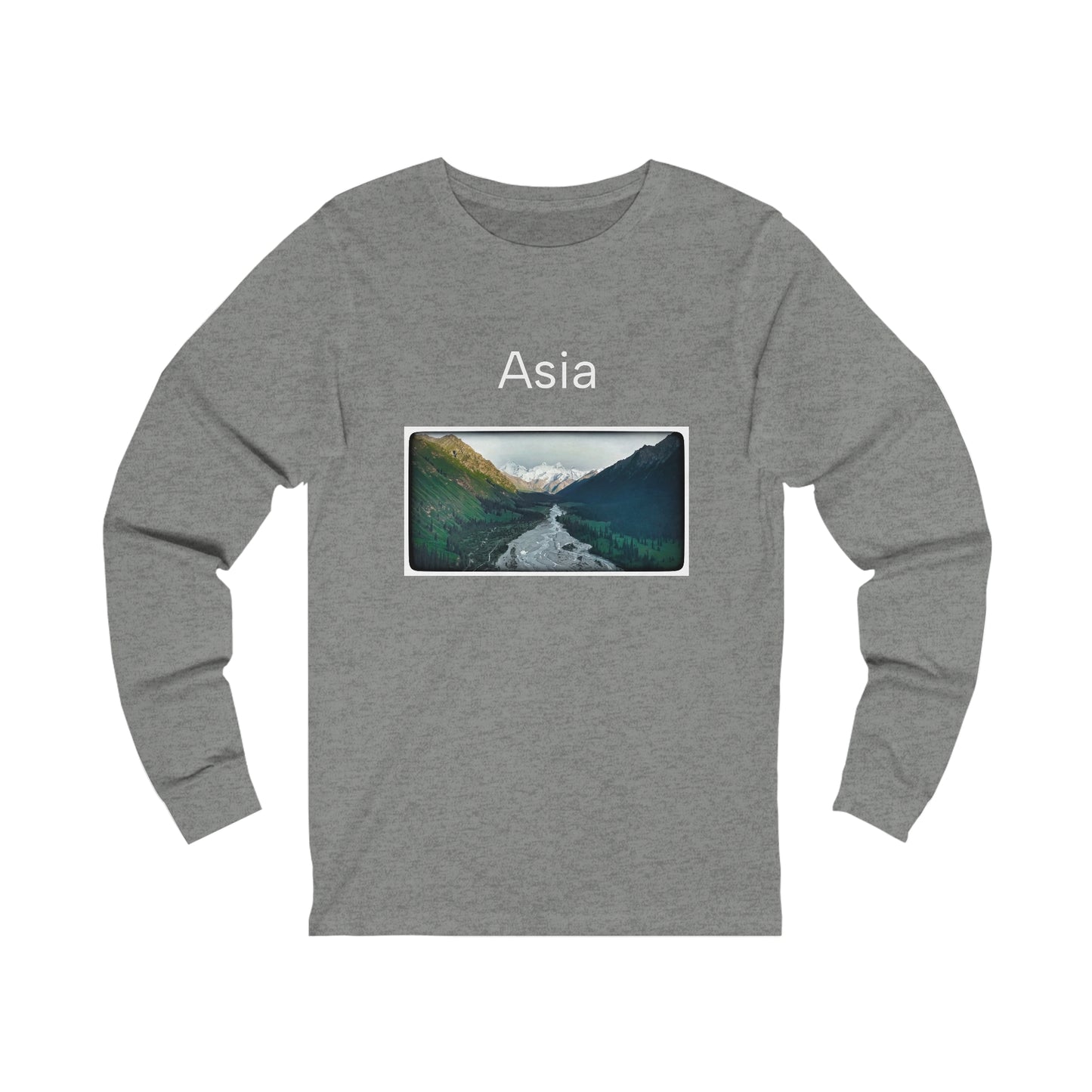 Asia Unisex Jersey Long Sleeve Tee