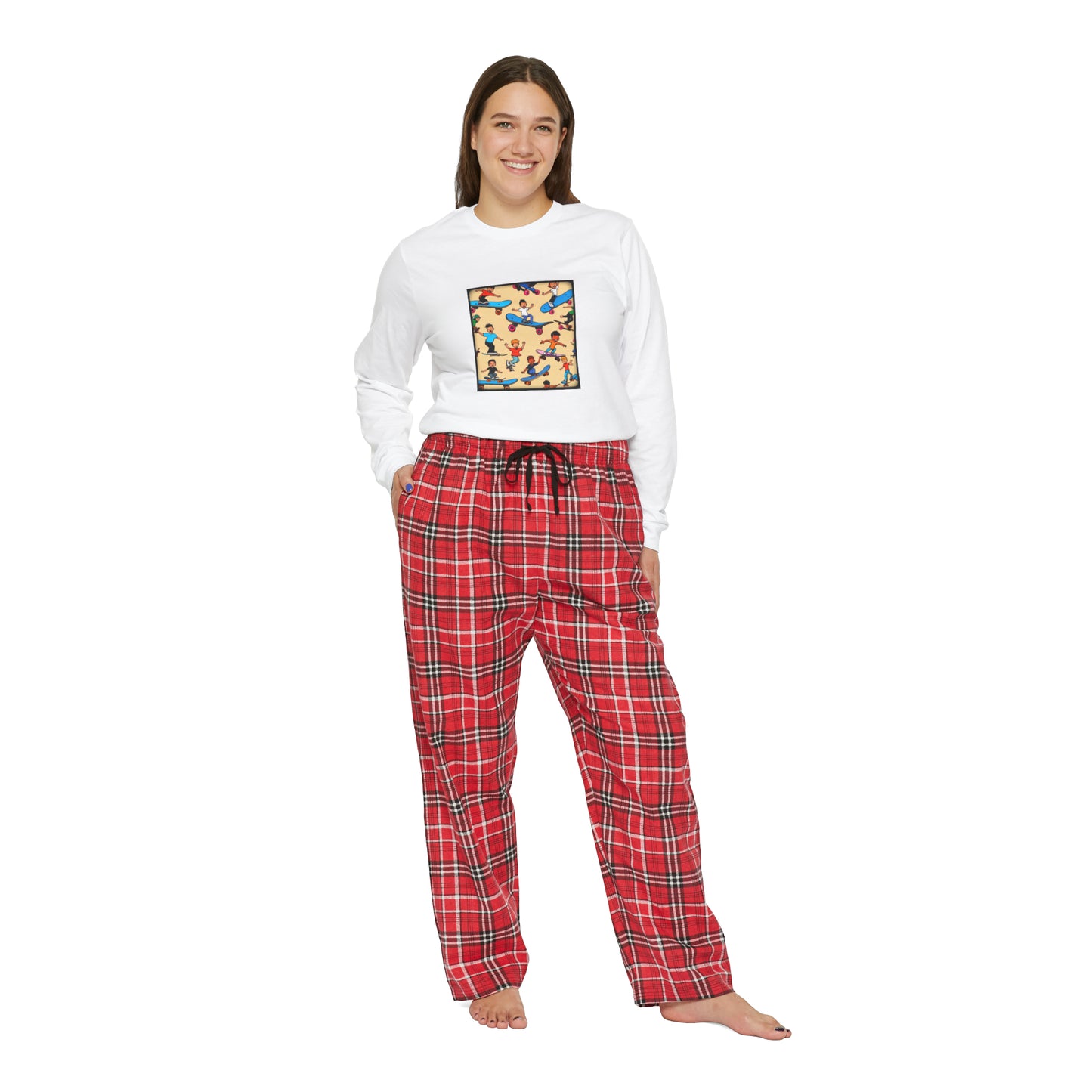 Skateboarders Women's Long Sleeve Pajama Set