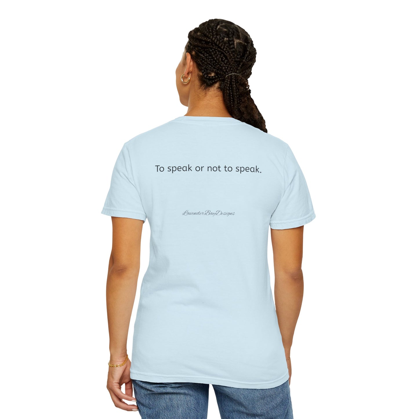 Freedom of Expression Justice Unisex Garment-Dyed T-shirt